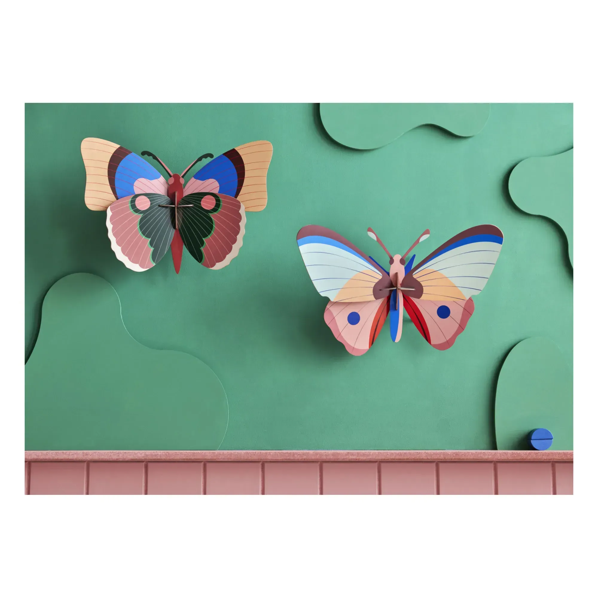 Studio Roof Cepora Butterfly Wall Decoration - Multicoloured, Recycled Cardboard alternate view