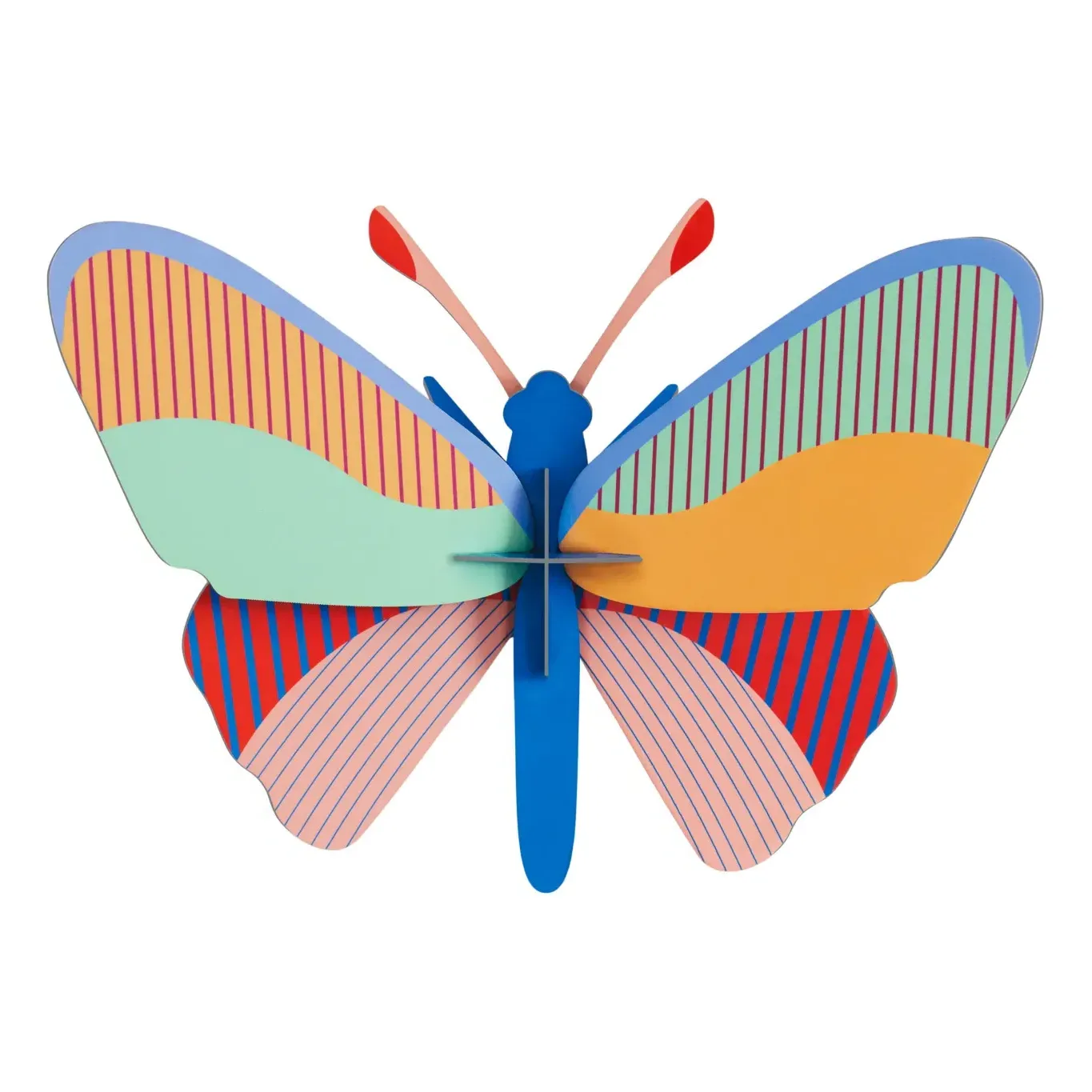 Studio Roof Cleo Butterfly Wall Decoration - Multicoloured, Recycled Cardboard product