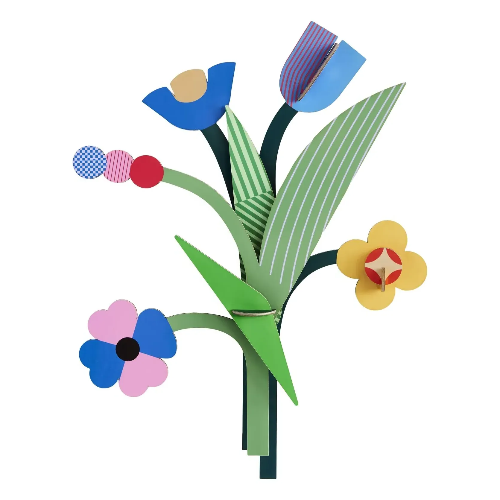 Zoe Miller Flowers 3D Wall Decoration - Multicoloured, Recycled Cardboard product