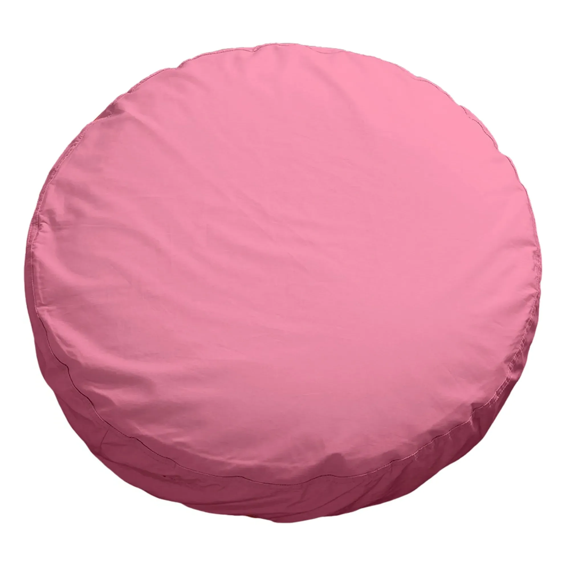 Bigdot Round Cushion - Pink, Organic Percale product
