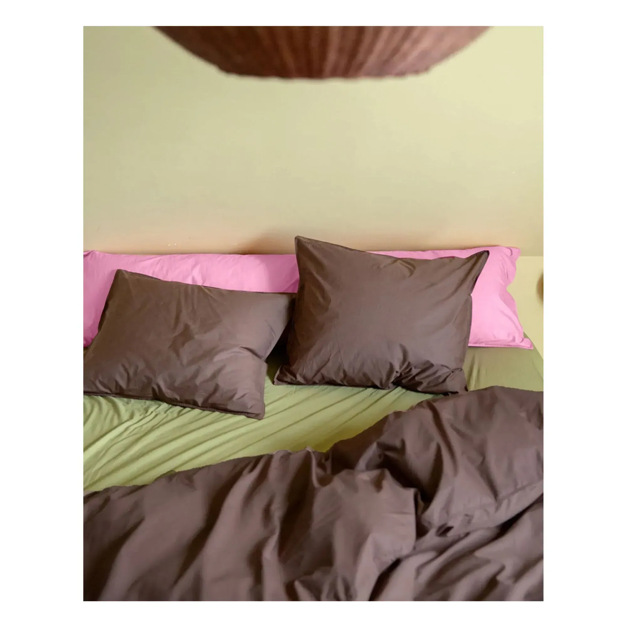 Comforter Cover - Coffee Brown, Organic Cotton Percale alternate view