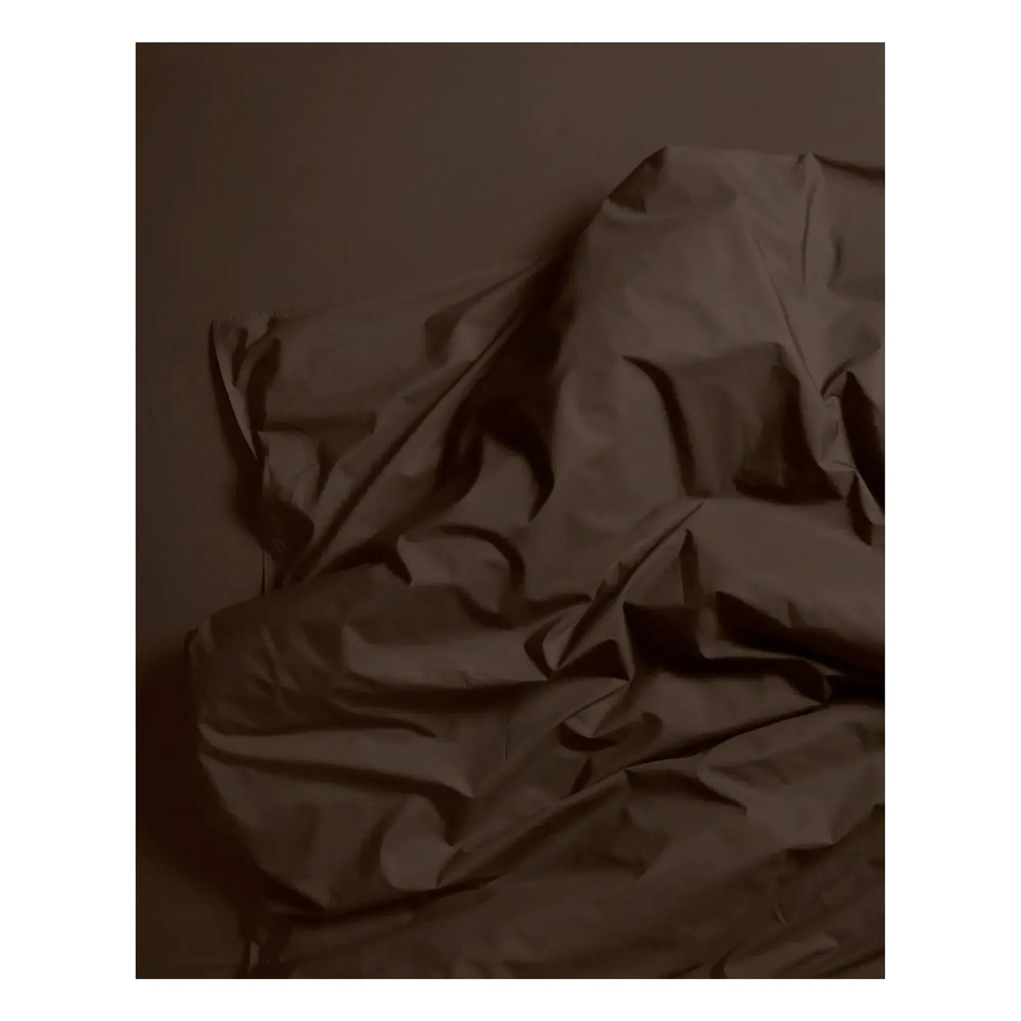 Comforter Cover - Coffee Brown, Organic Cotton Percale product