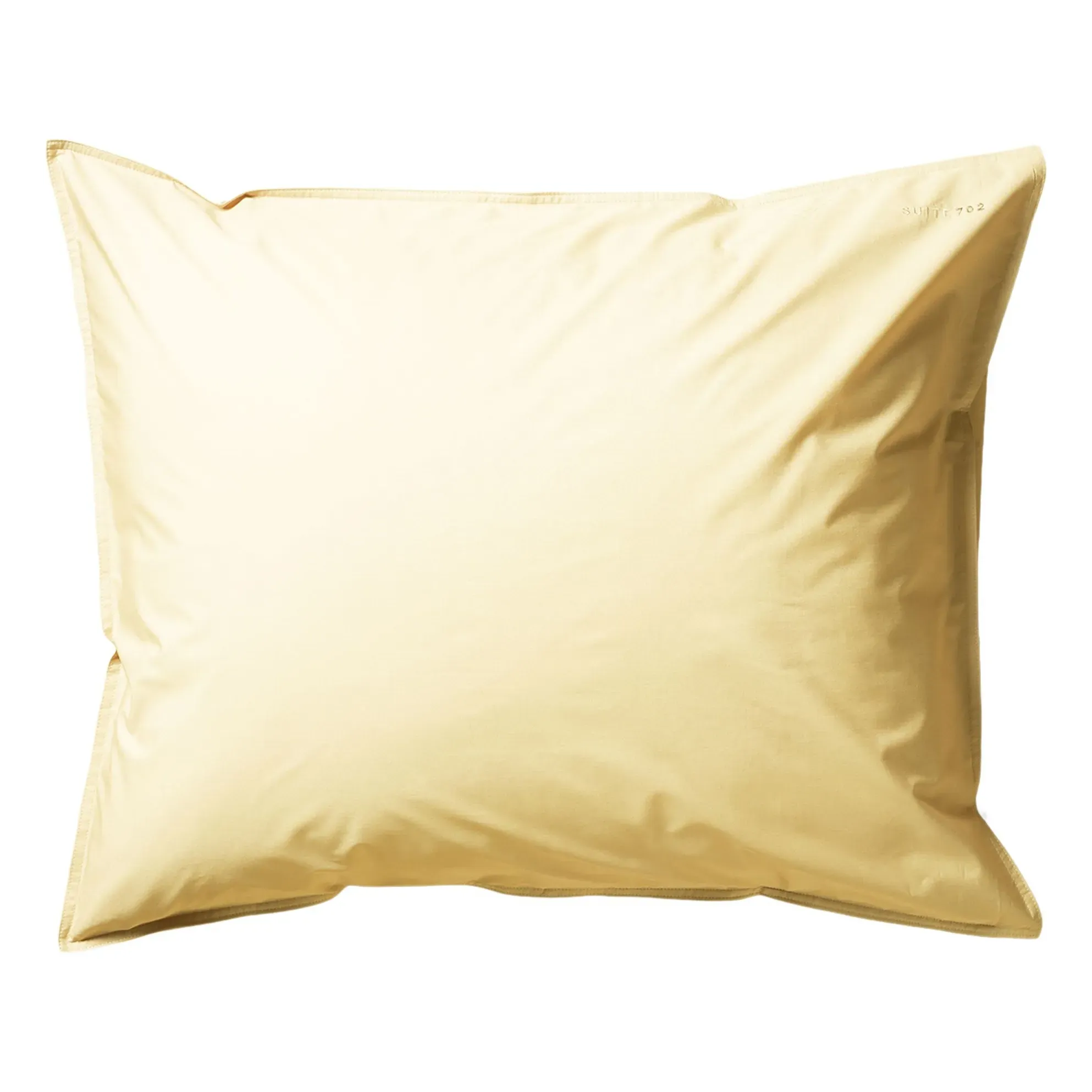Organic Percale Pillowcase - Butter Yellow, Cotton product