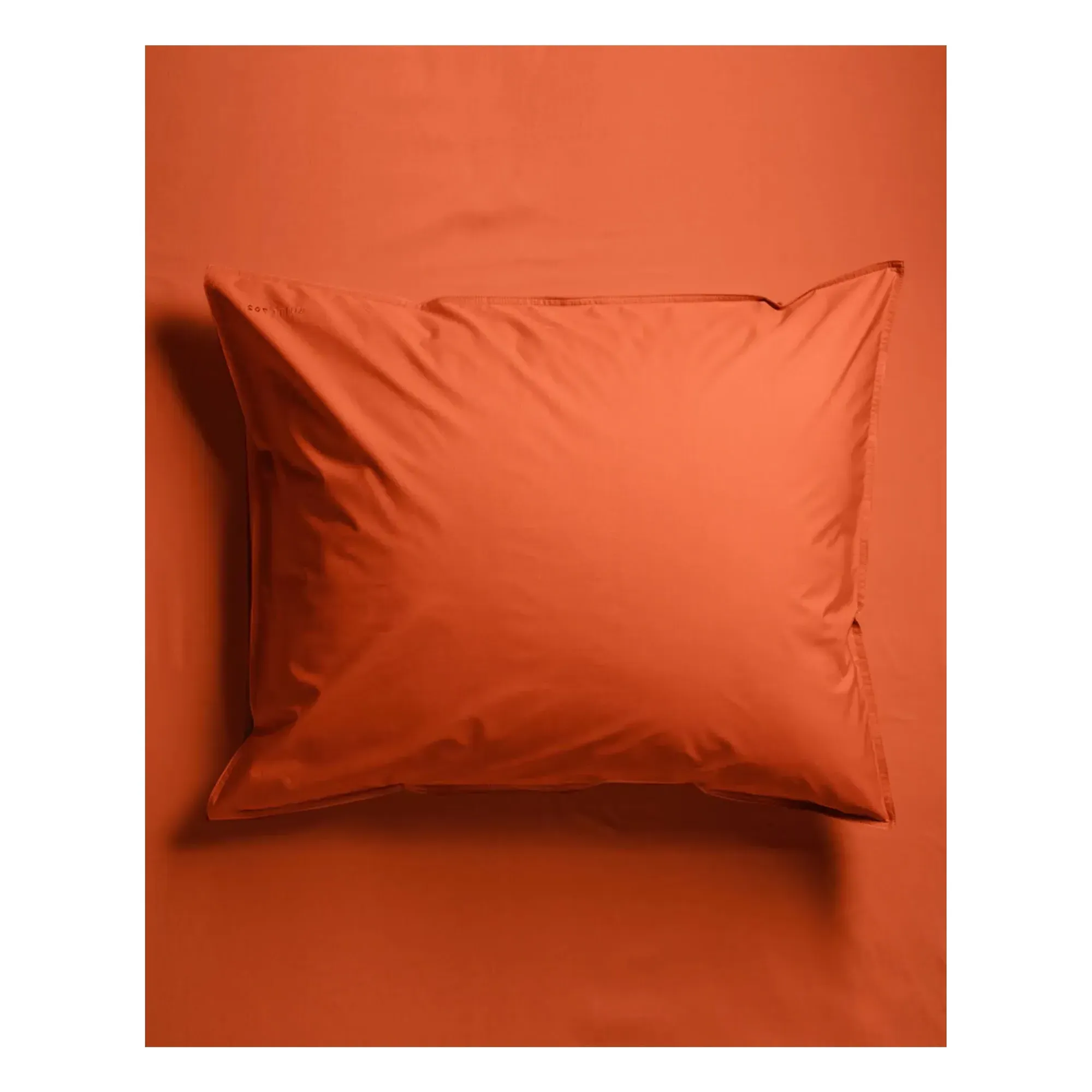 Organic Percale Pillowcase - Orange, Cotton product