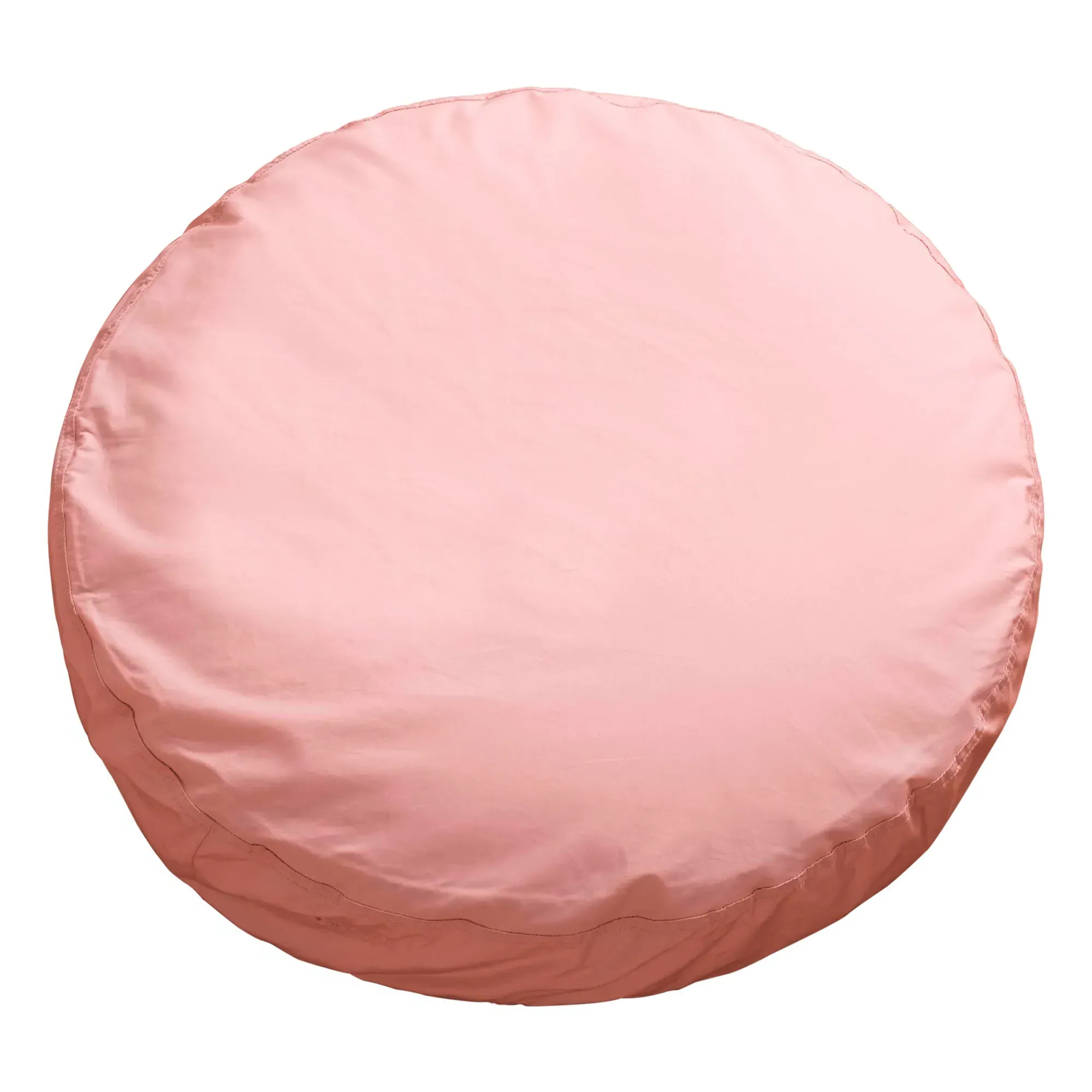 Round Cushion - Blush, Organic Cotton Percale product