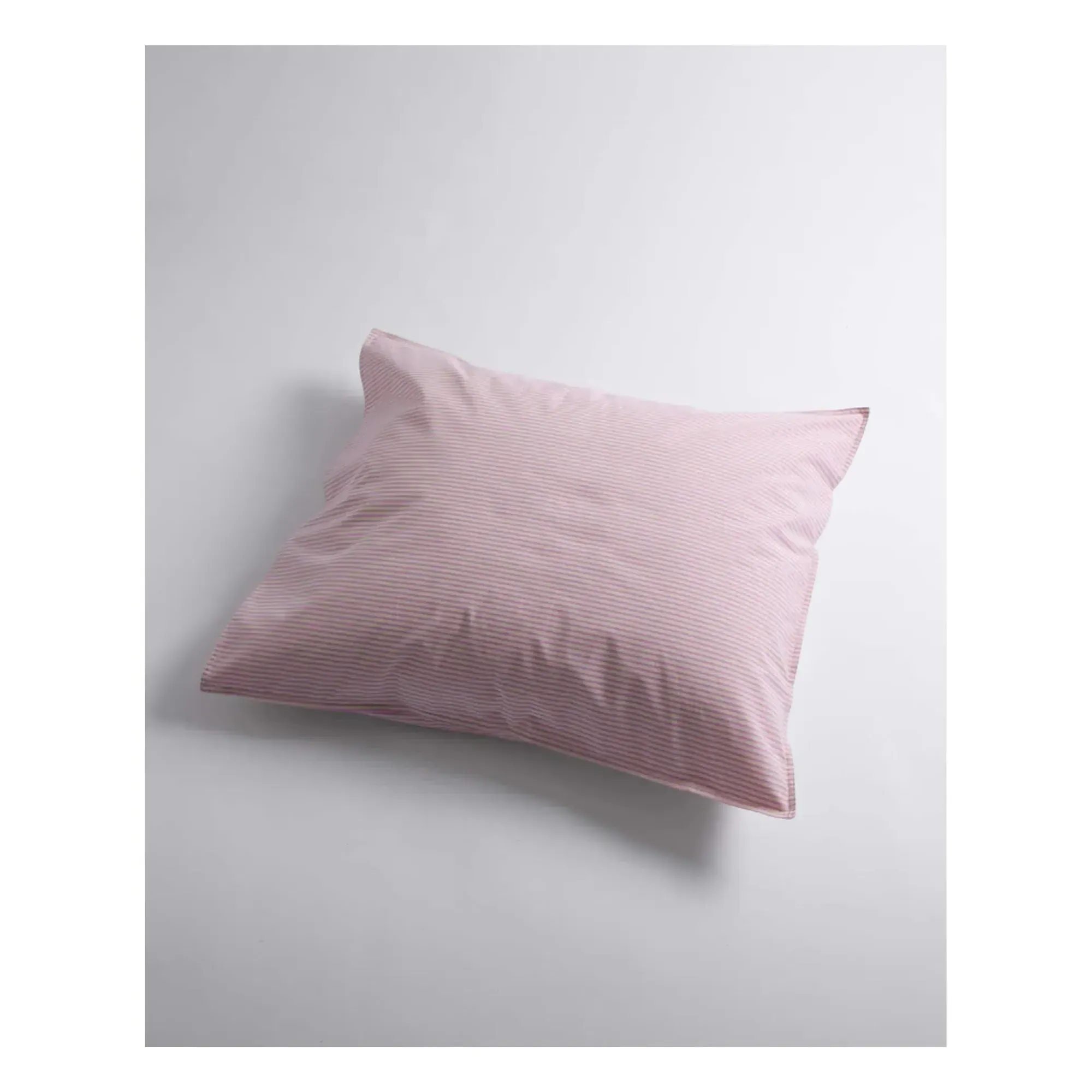 Striped Pillowcase - Pink, Organic Cotton Percale product