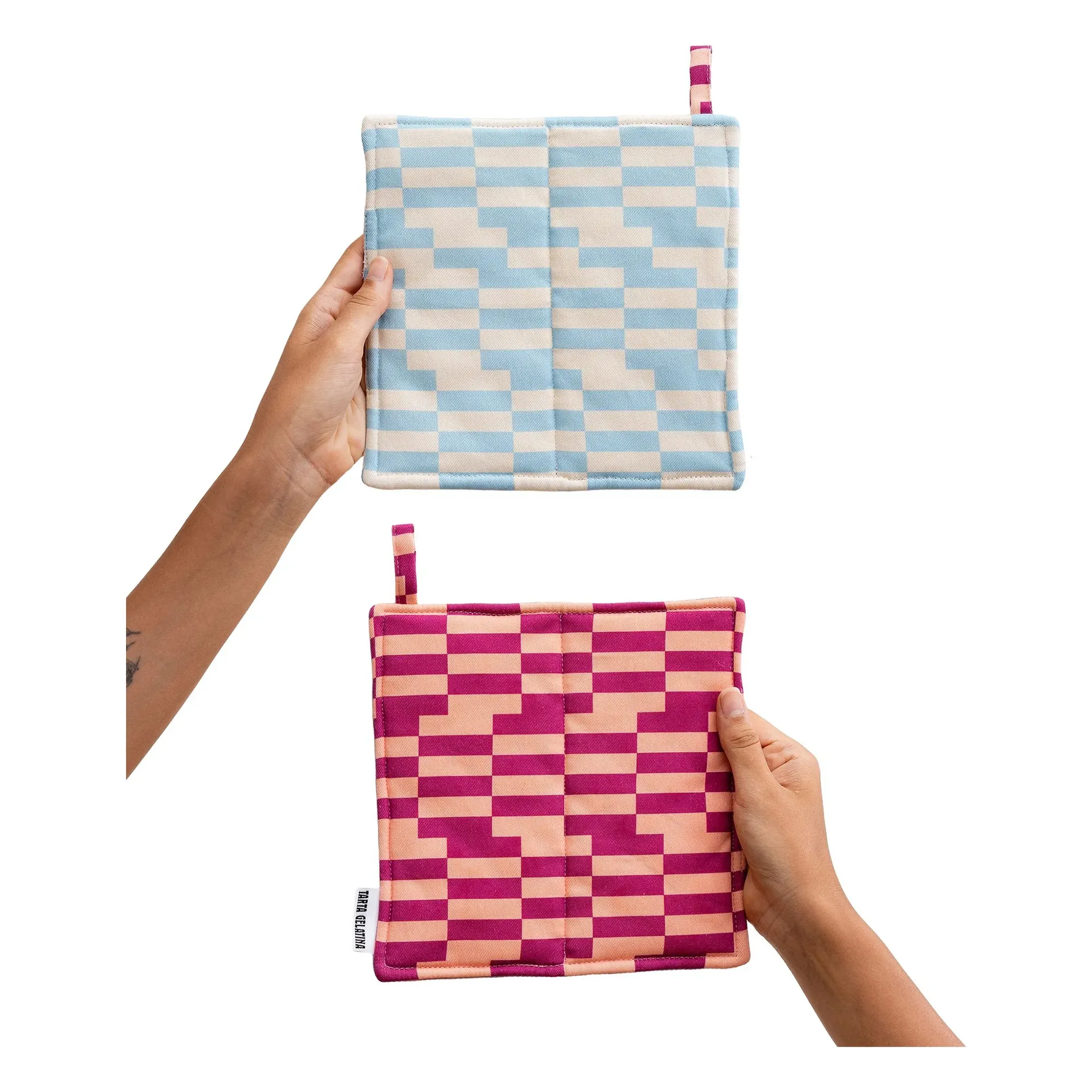 Berry Jam Square Potholder - Multicoloured, Cotton product