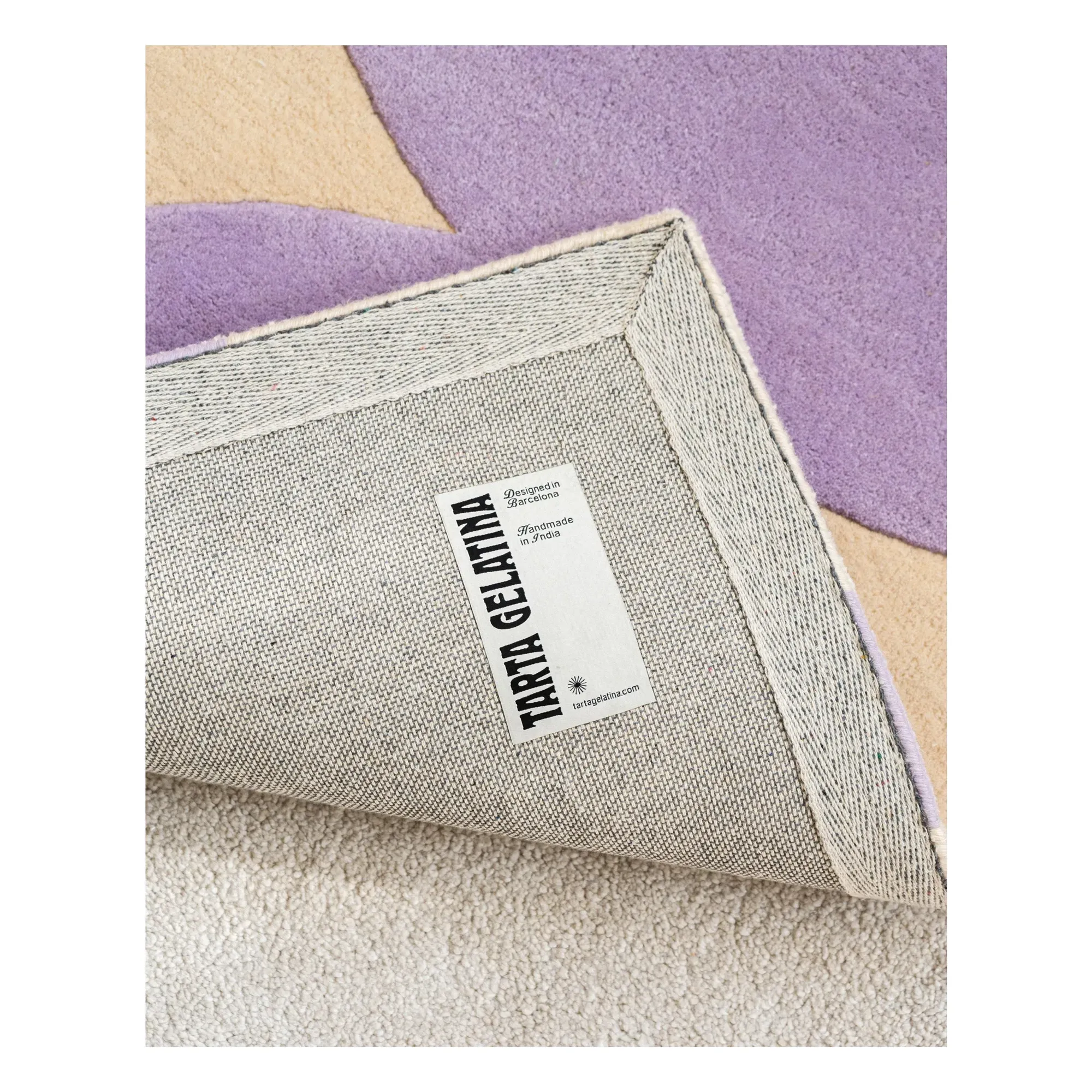 Bouncy Wool Rug - Lilac, New Zealand Wool alternate view