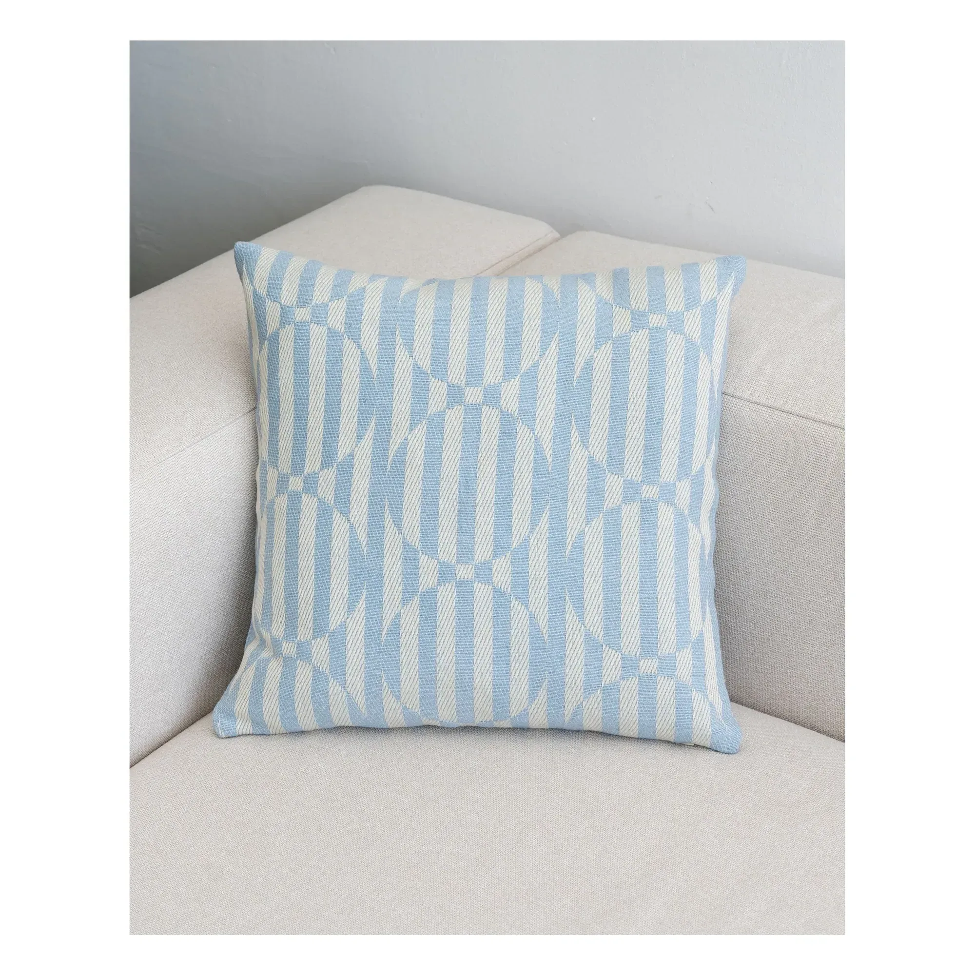 Dots Cushion Cover - Light Blue, Cotton product