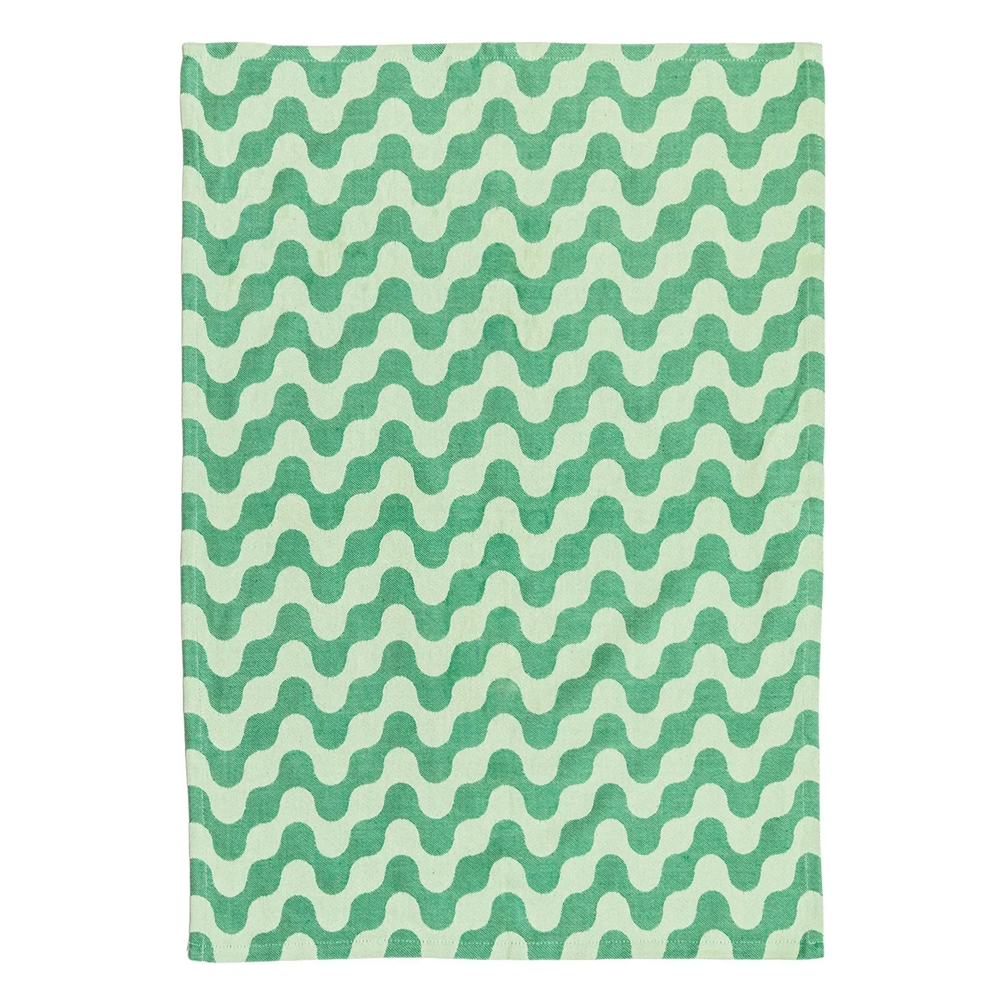 Kale Crush Tea Towel - Green, Organic Cotton product