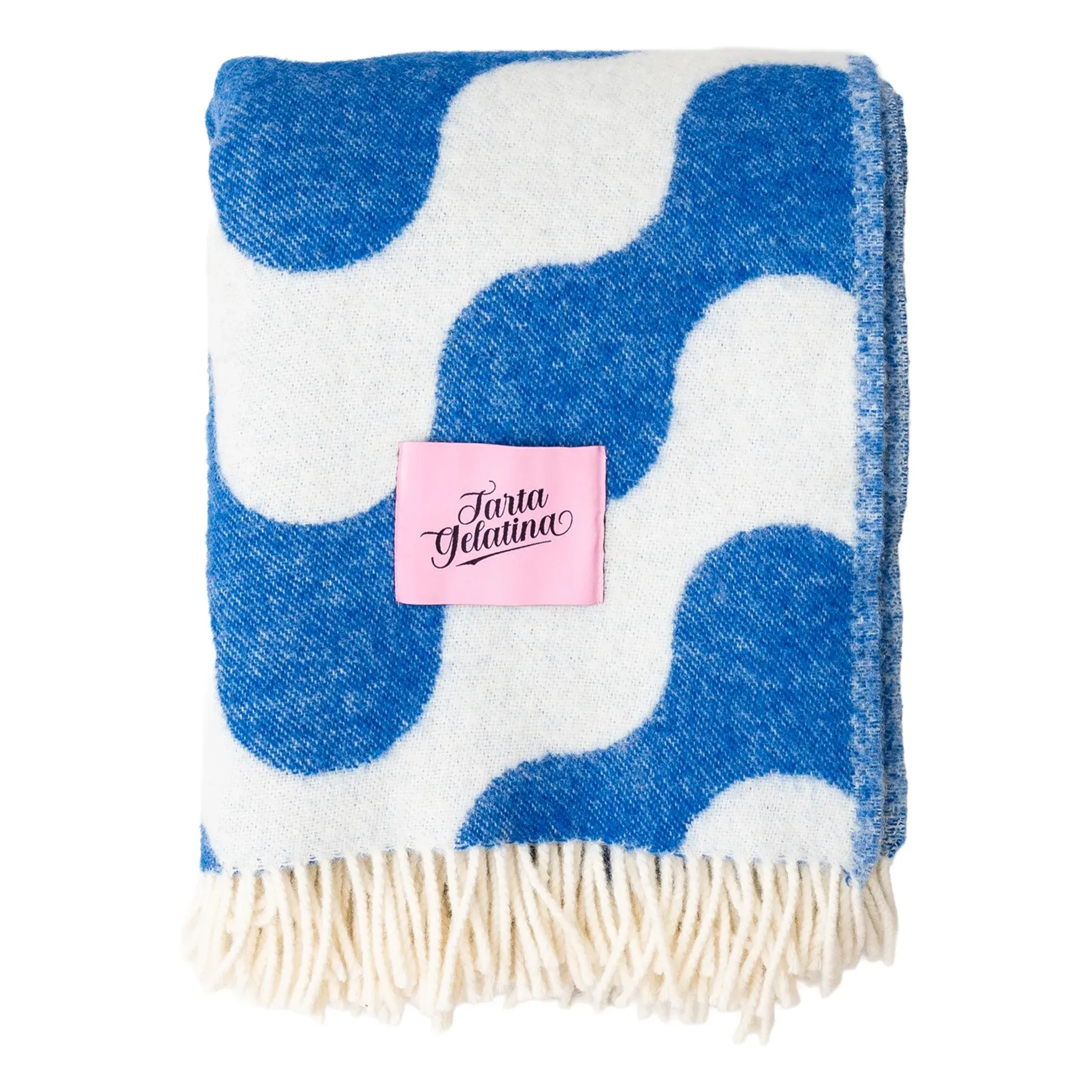 Medusa Wool Throw - Blue product