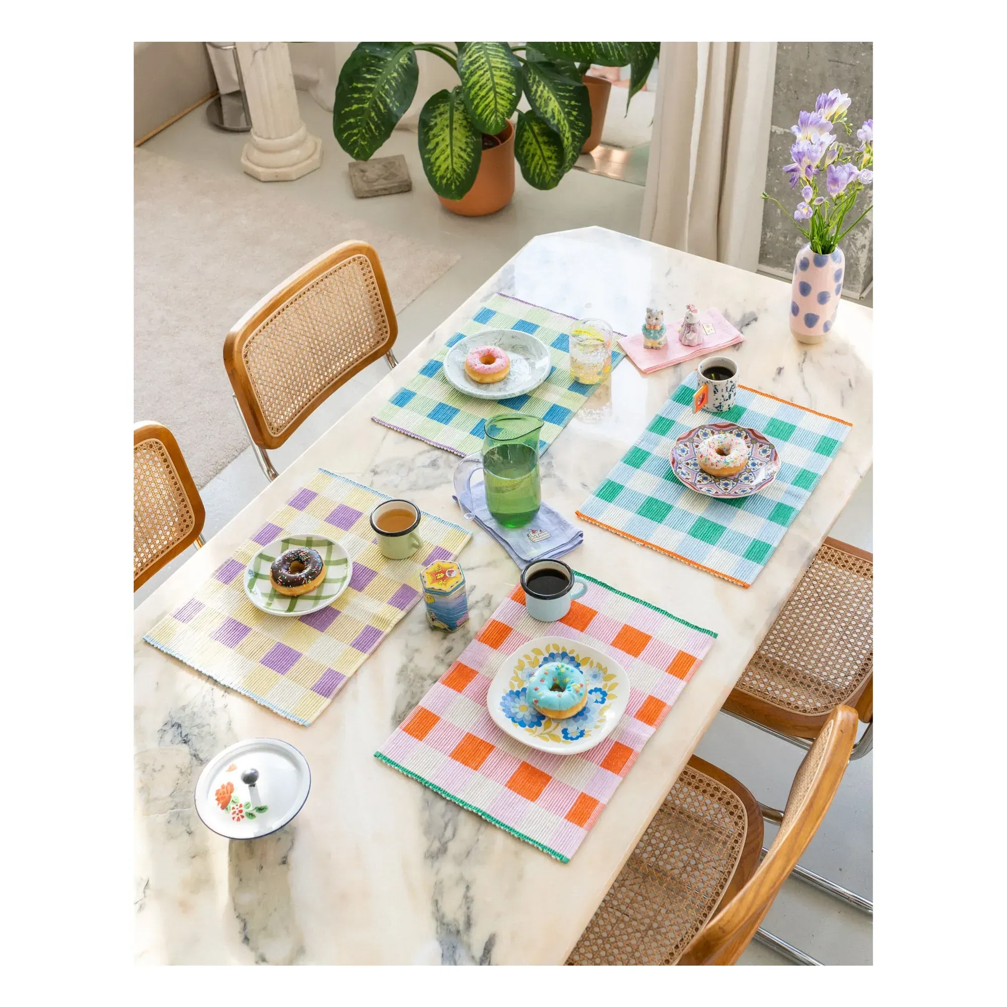 Merienda Place Mat - Green, Organic Cotton alternate view