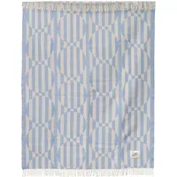 Nolita Wool Blanket - Light Blue alternate view