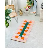 Rayuela Runner Rug - Orange, Wool alternate view