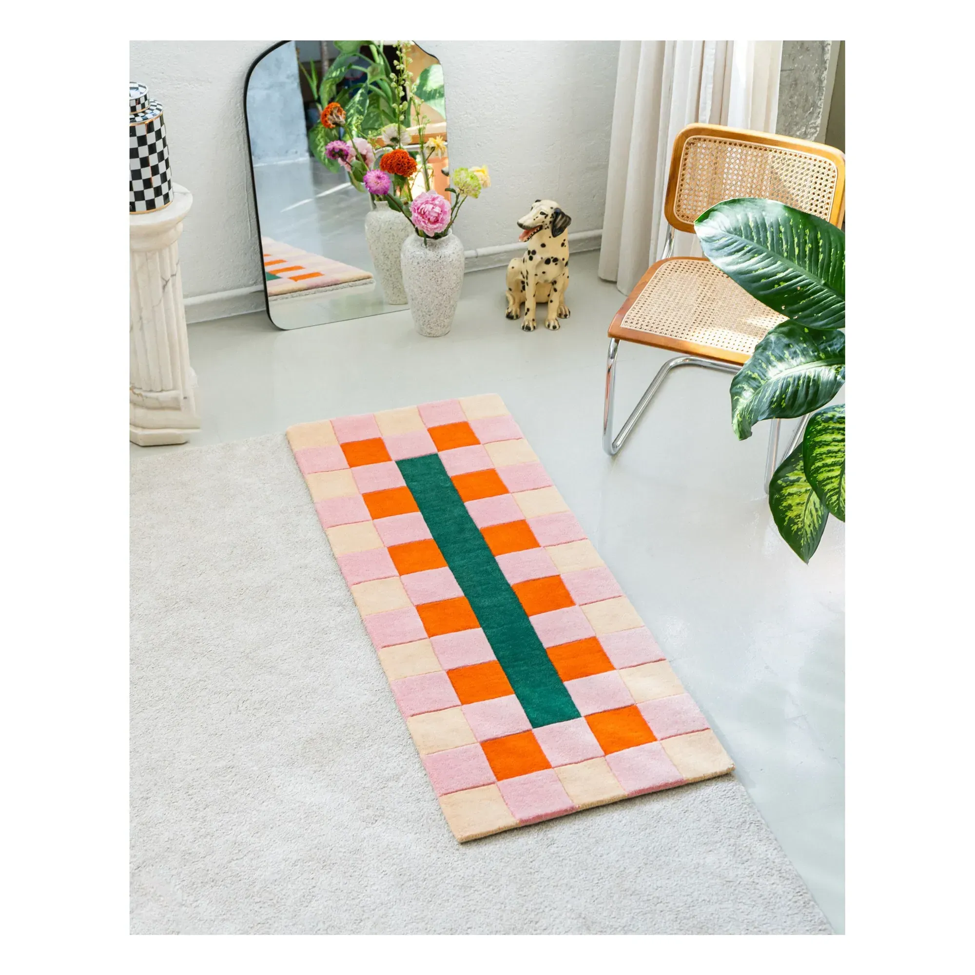 Rayuela Wool Rug - Orange product