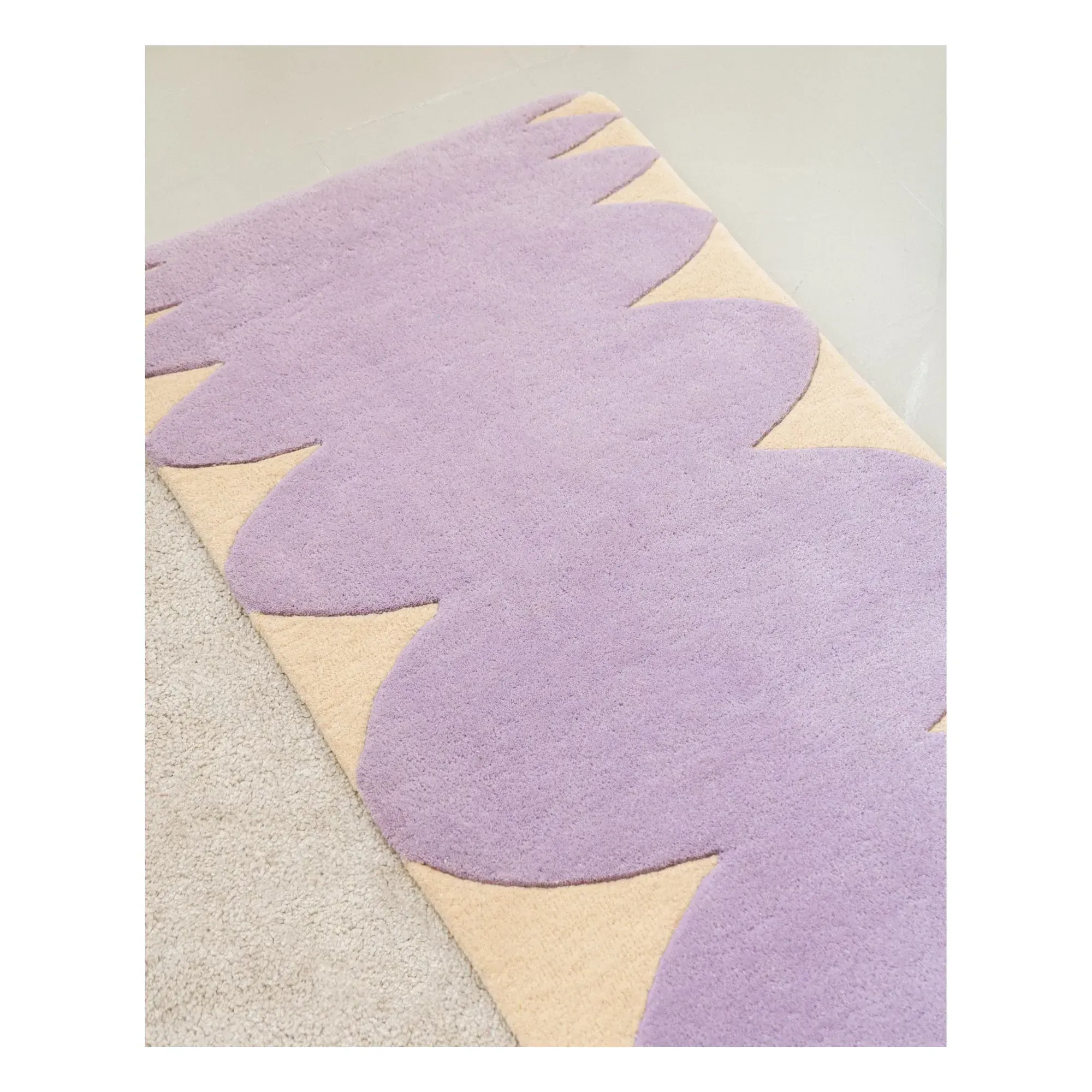 Tarta Gelatina Wool Rug - Lilac alternate view