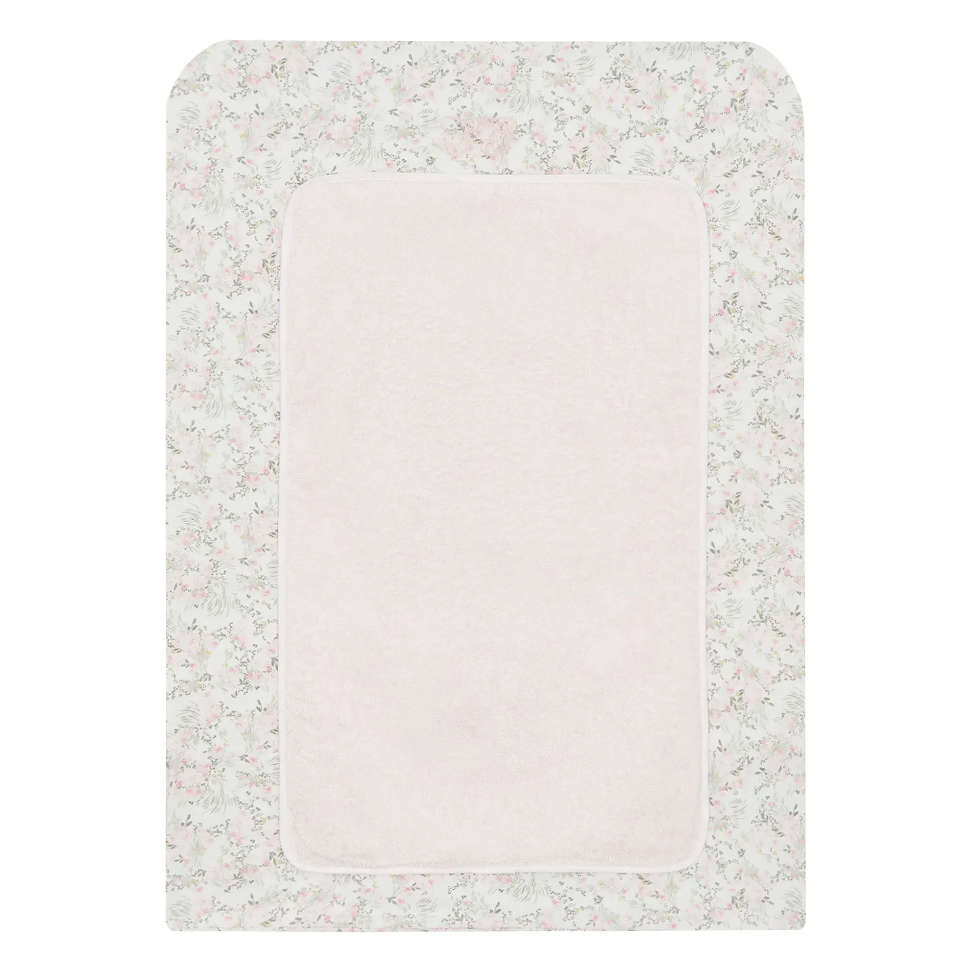Jardin Hivernal Changing Mat Cover - Pink, Cotton product