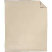 Rabbit Embroidered Blanket - Beige, Cashmere alternate view