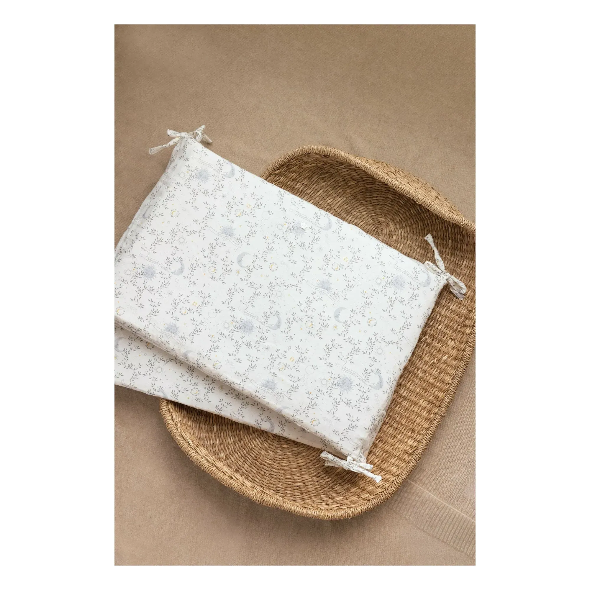 Rêve Étoilé Bumper Pad - Ecru, Cotton alternate view