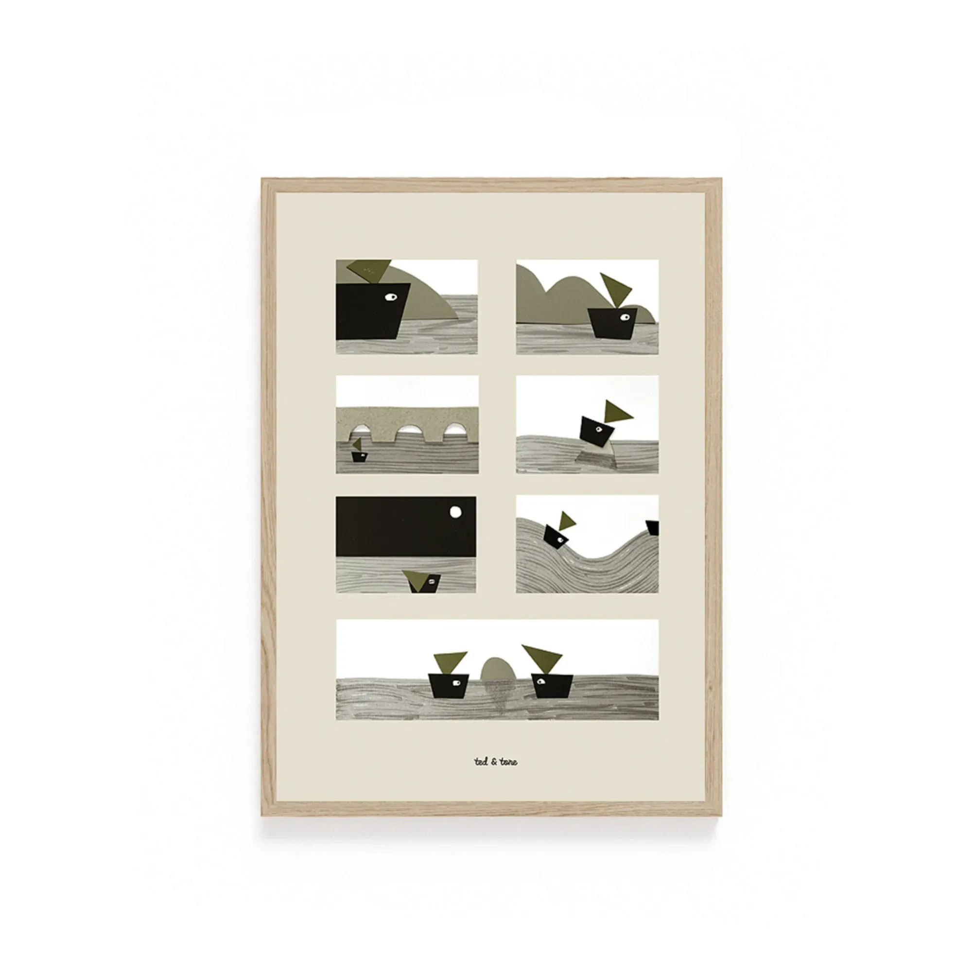 Boatstory Wall Poster - Multicoloured product