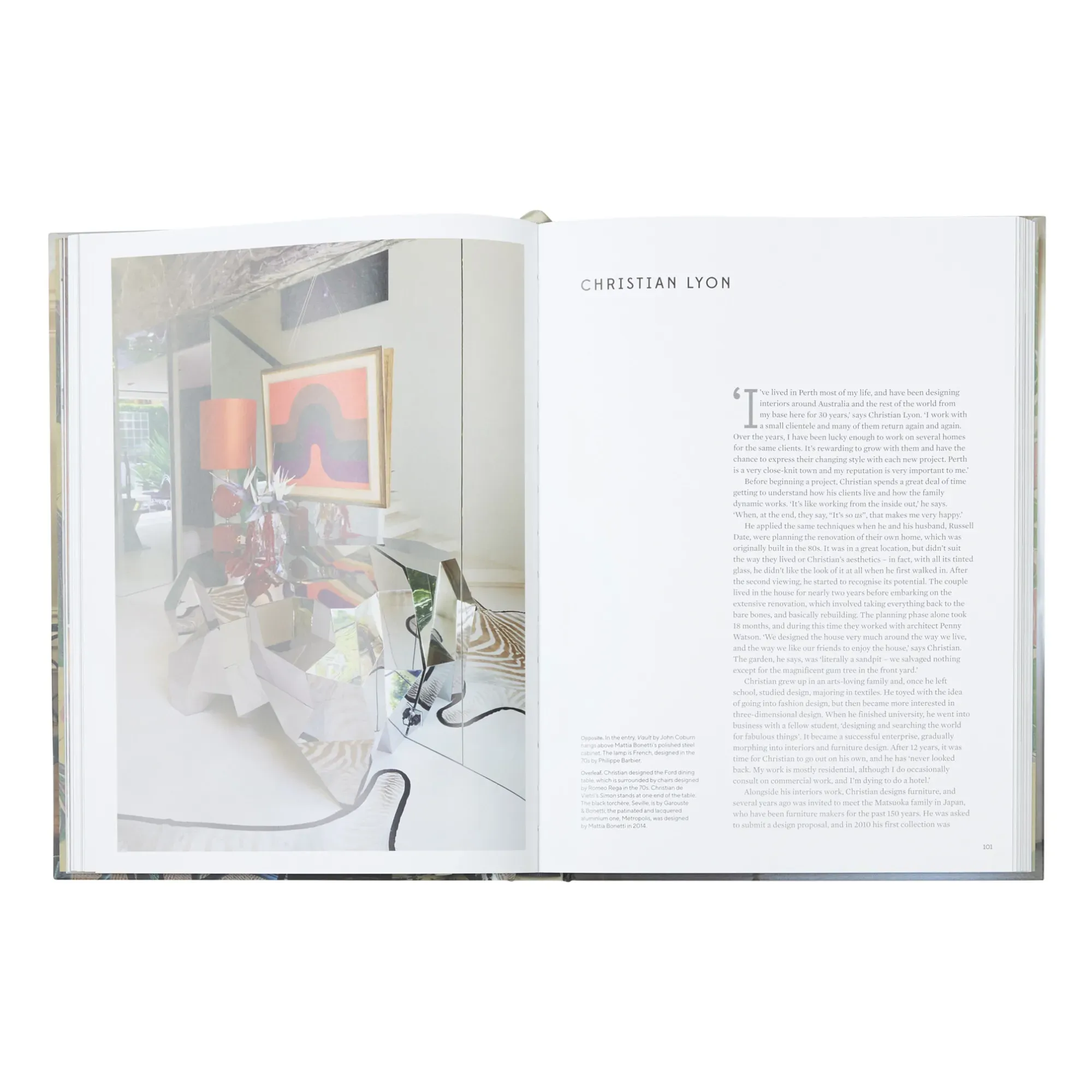 Australian Designers at Home Hardcover Book - White alternate view