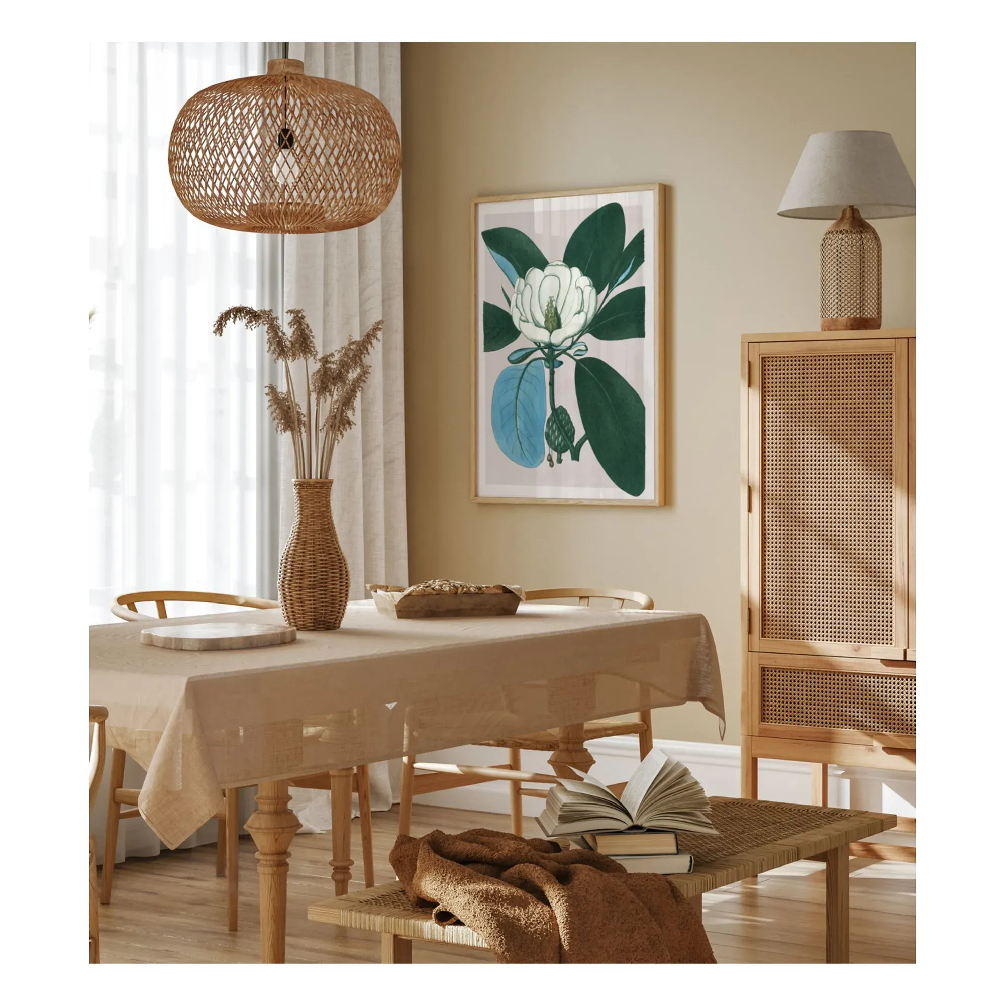 Magnolia Glauca Poster - Multicoloured, Matte Art Paper alternate view