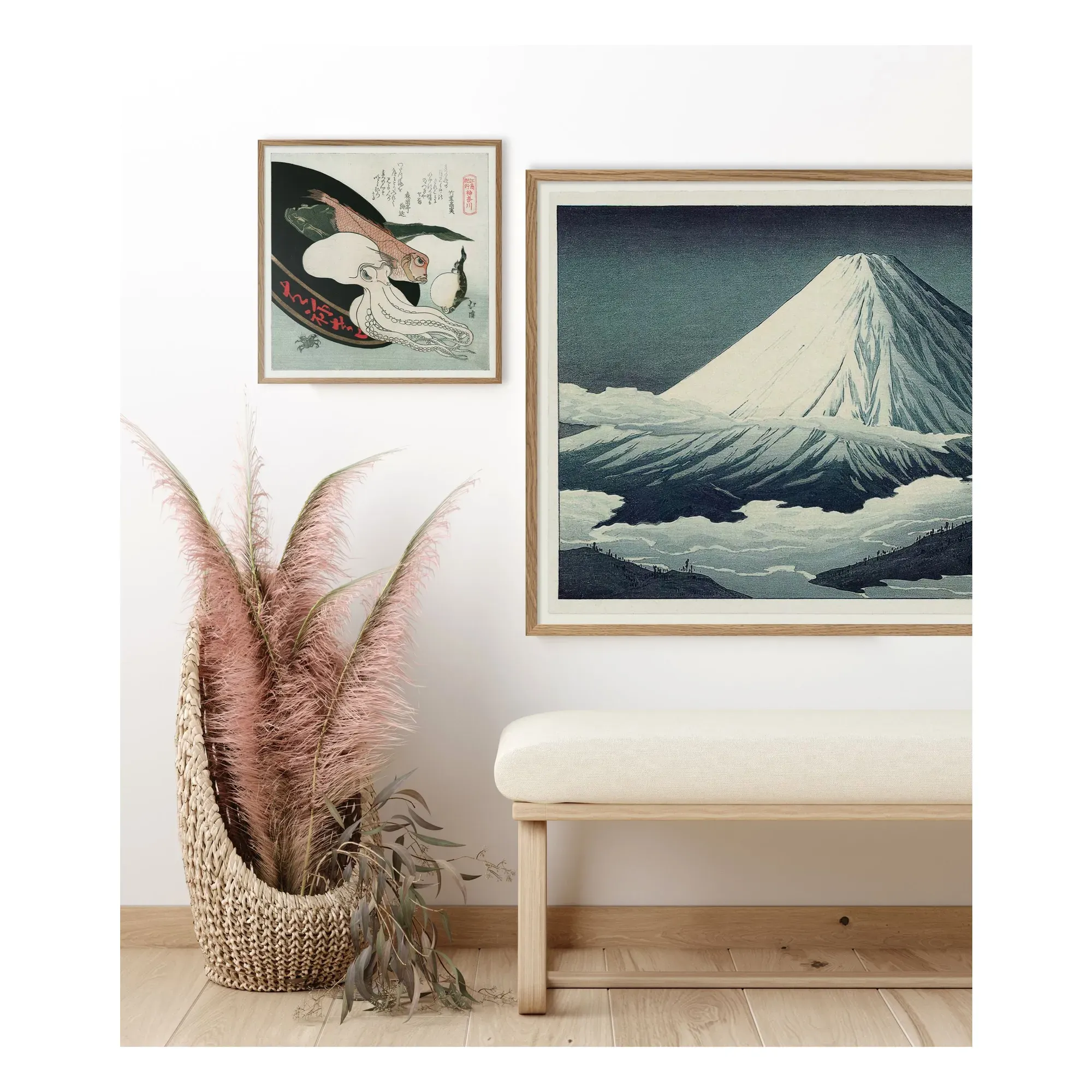 Mount Fuji Art Print - Multicoloured, Matte Art Paper alternate view