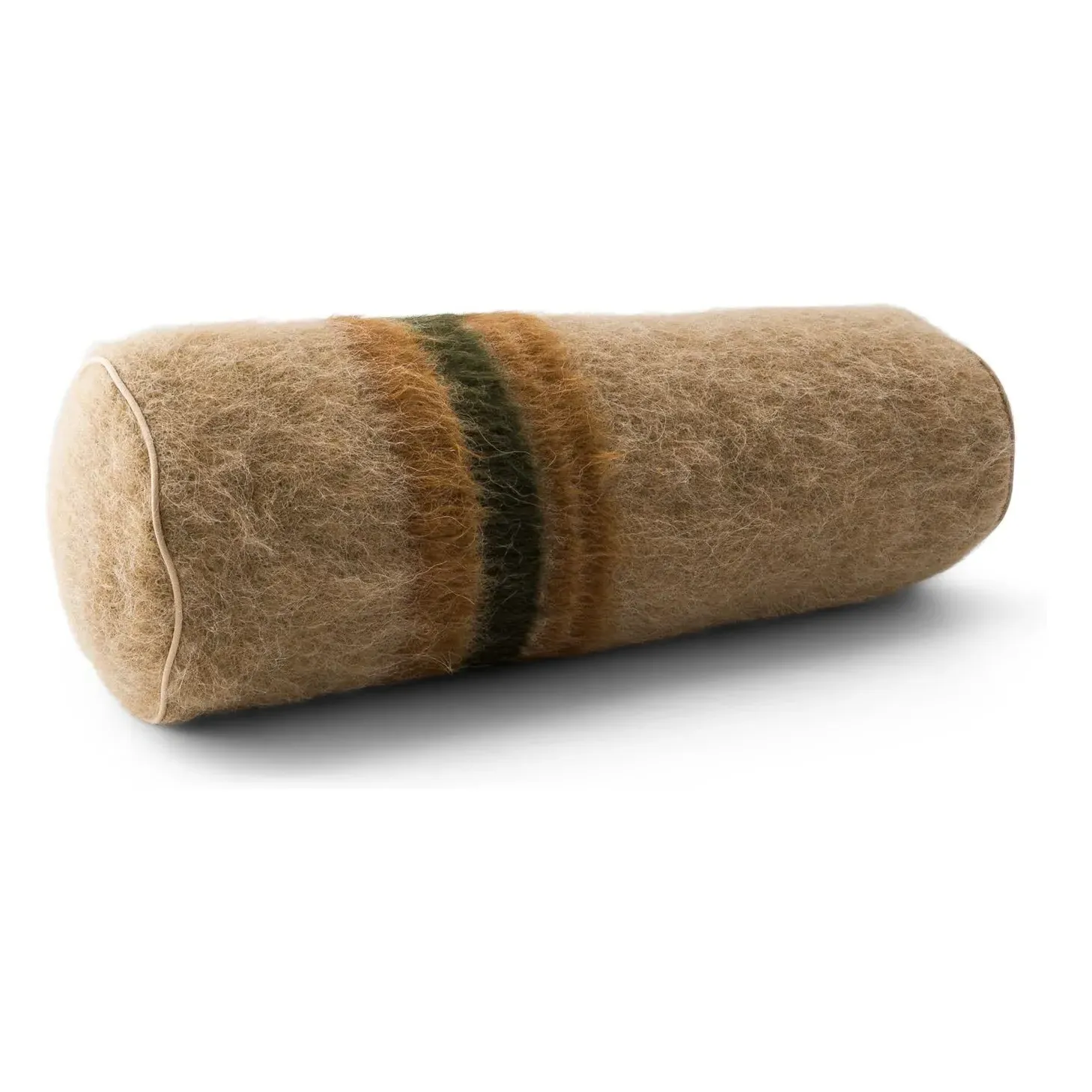 Adri Bolster Cushion - Brown, Mohair Wool Blend product