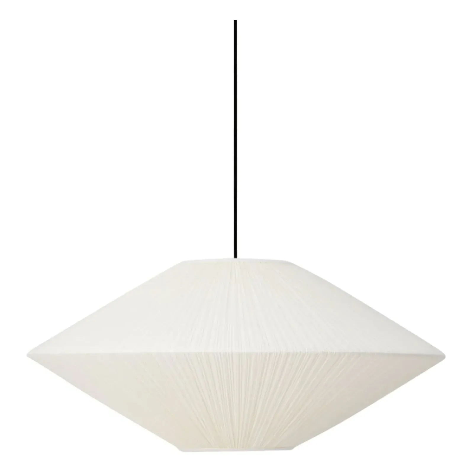 Brera Hanging Lamp - Cream, Pleated Cotton product