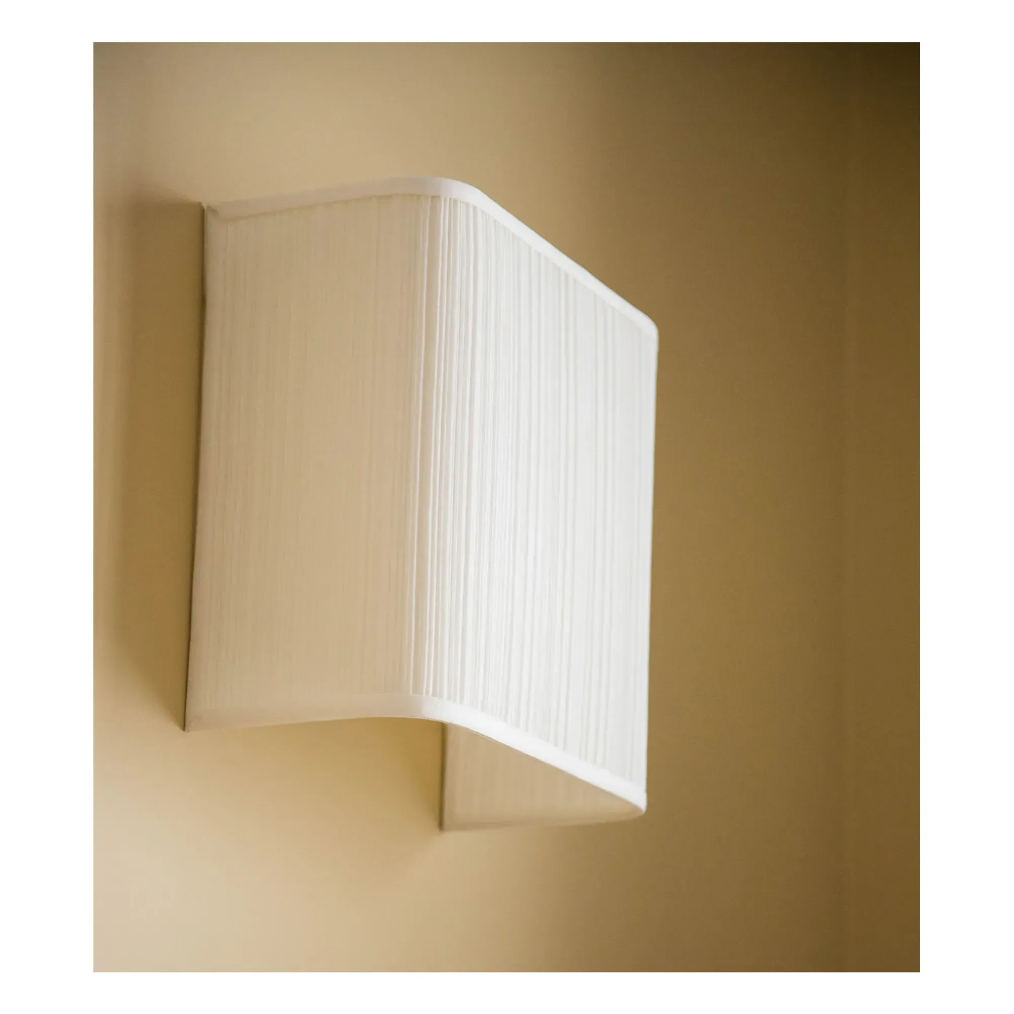 Brera Square Wall Lamp - White, Cotton alternate view