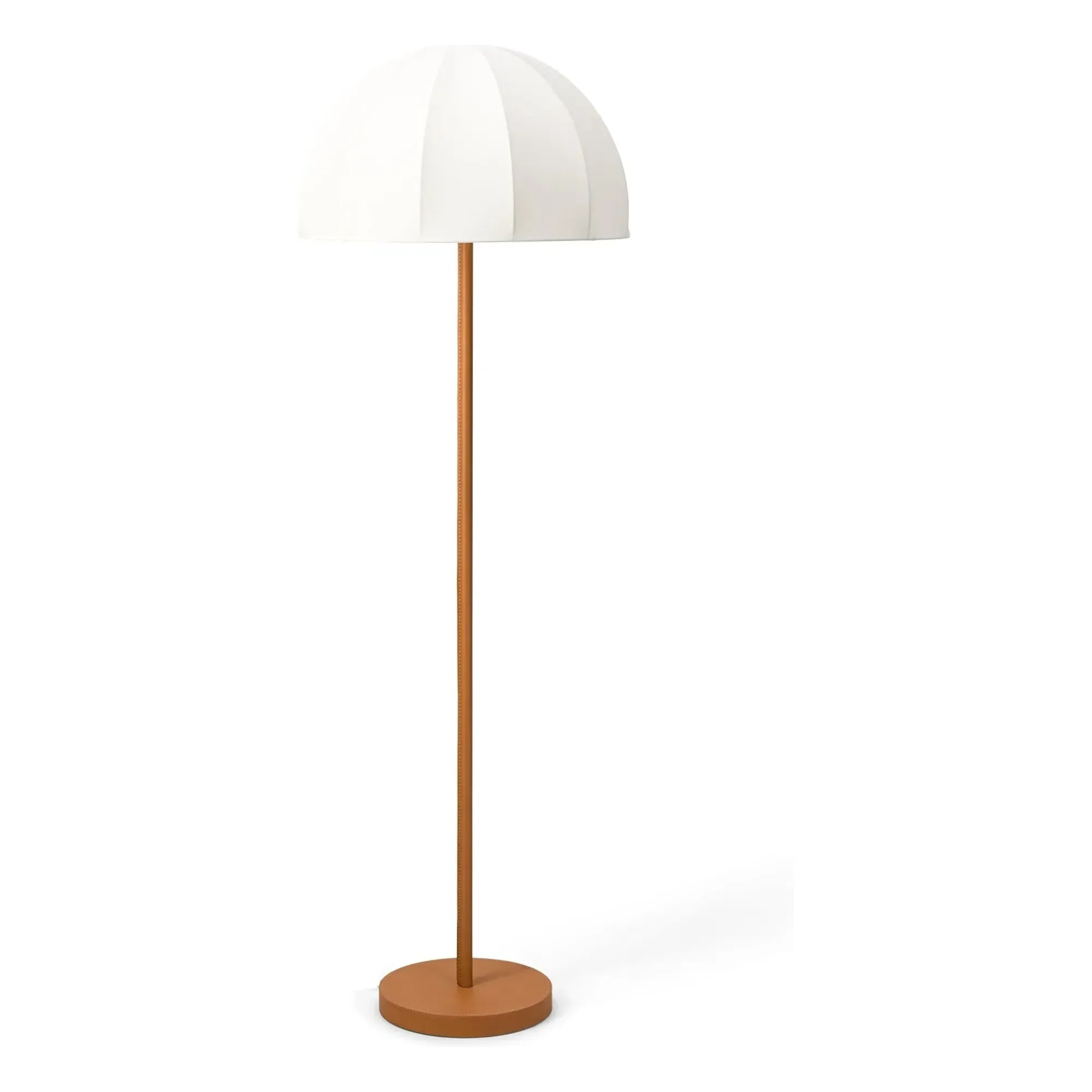 Duomo Floor Lamp - Cognac, Italian Leather product
