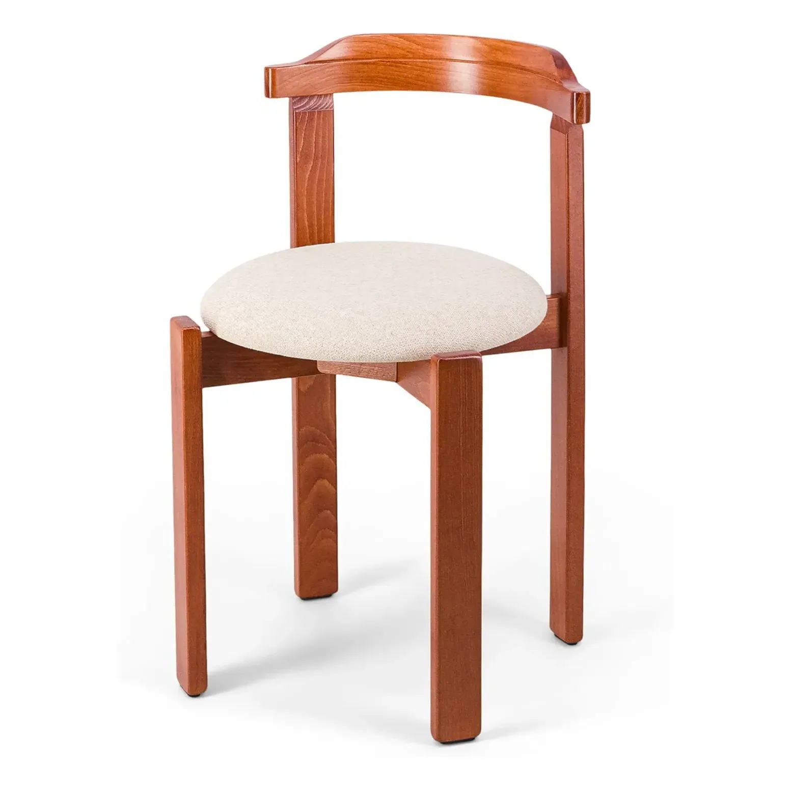 Laura Stackable Chair - Beige, Woven Fabric product