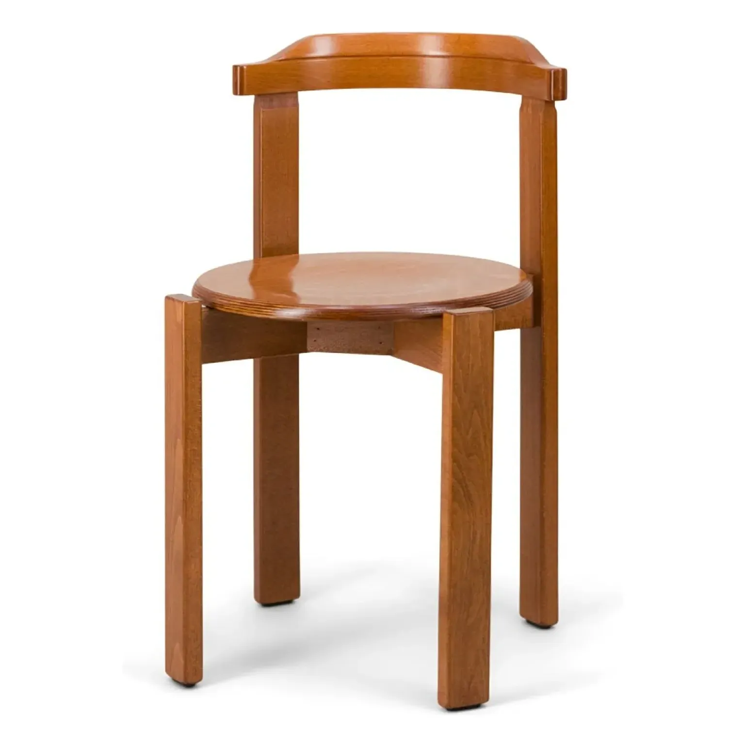 Laura Stackable Chair - Brown, Solid Beech Wood product