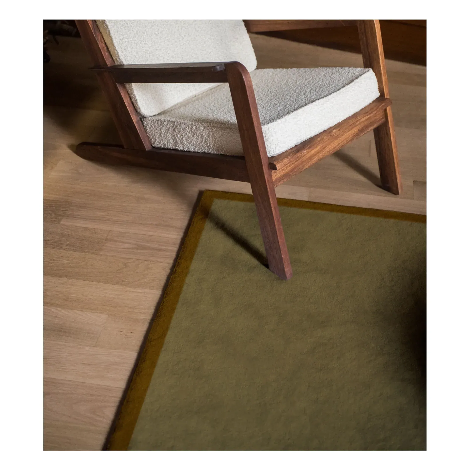Luna Wool Rug - Cactus Green alternate view