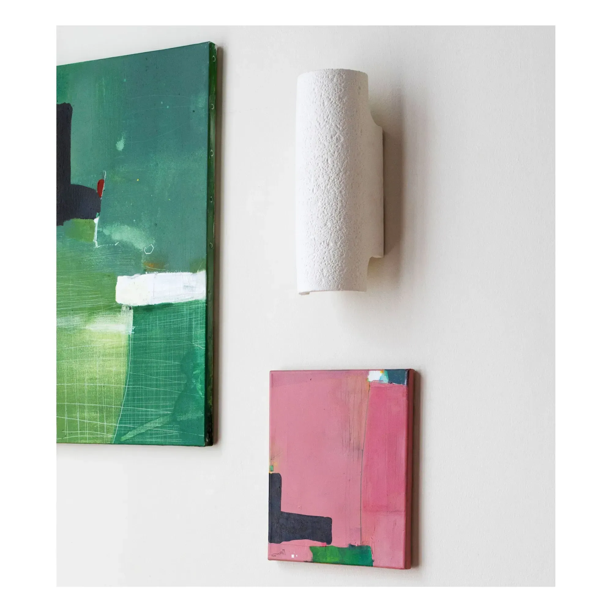 Mano Wall Lamp - White, Terracotta alternate view