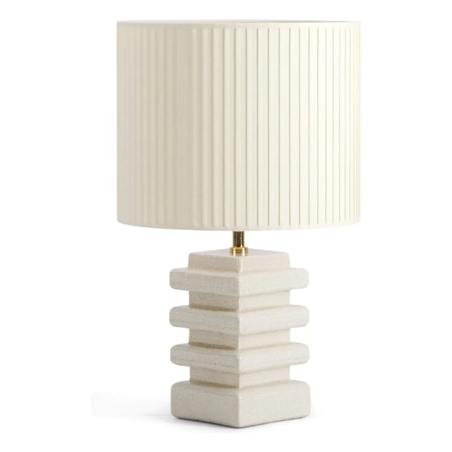 Marta Table Lamp - Cream, Crackle Ceramic product