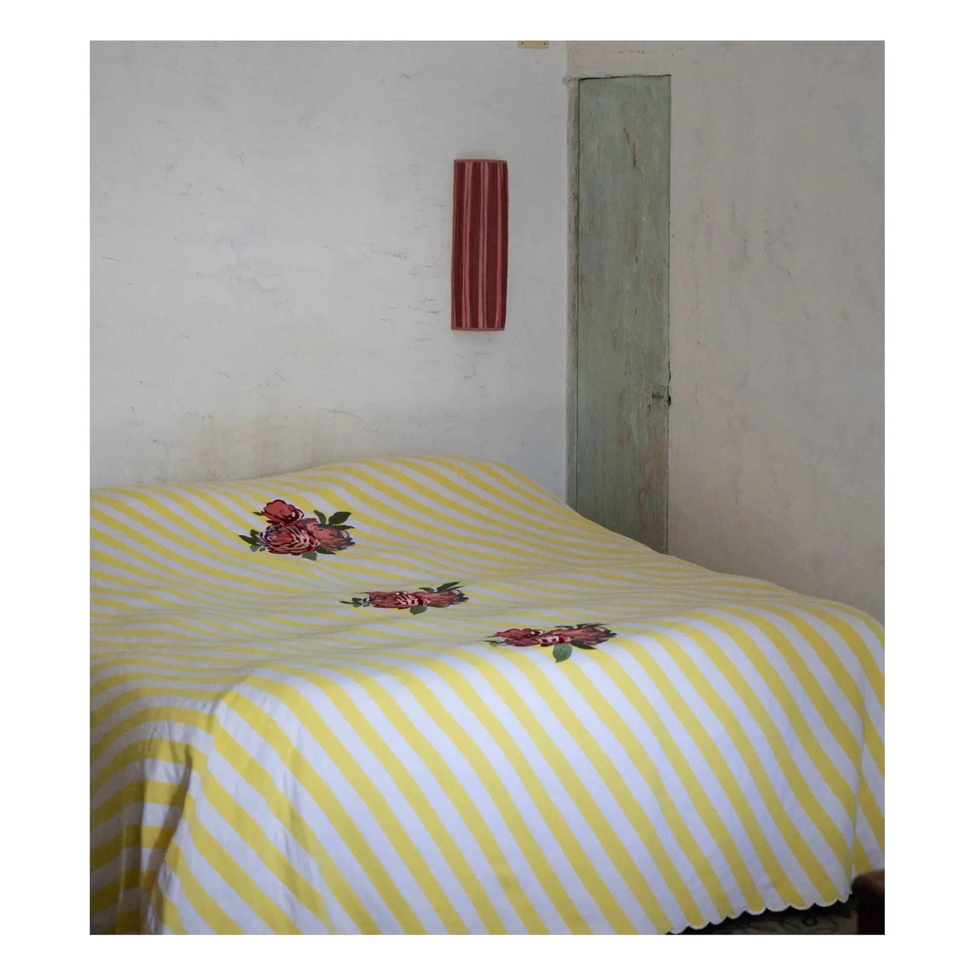 Monastico Lisa Corti Bedspread - Yellow, Cotton Jacquard alternate view