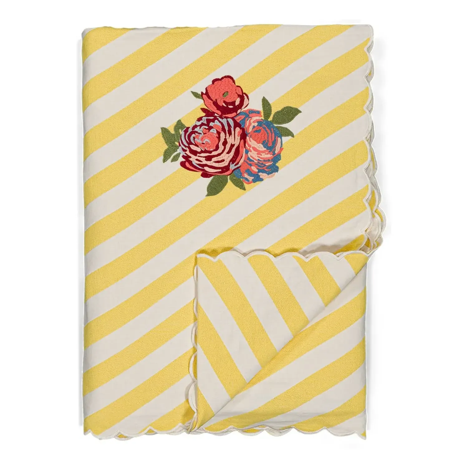 Monastico Lisa Corti Bedspread - Yellow, Cotton Jacquard product
