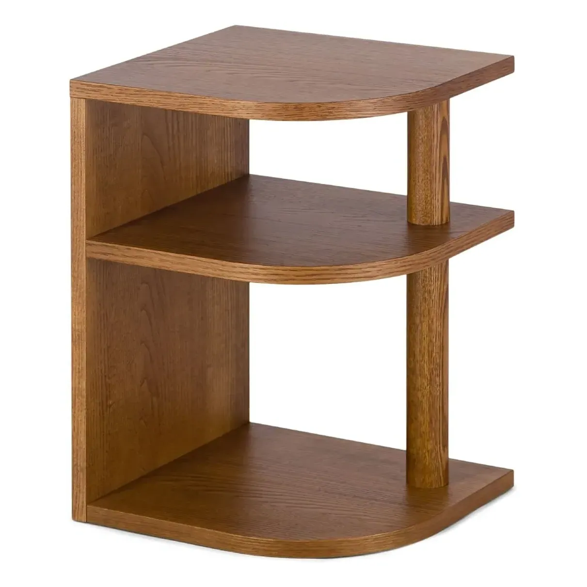 Opera Left Side Table - Iroko, Ash product