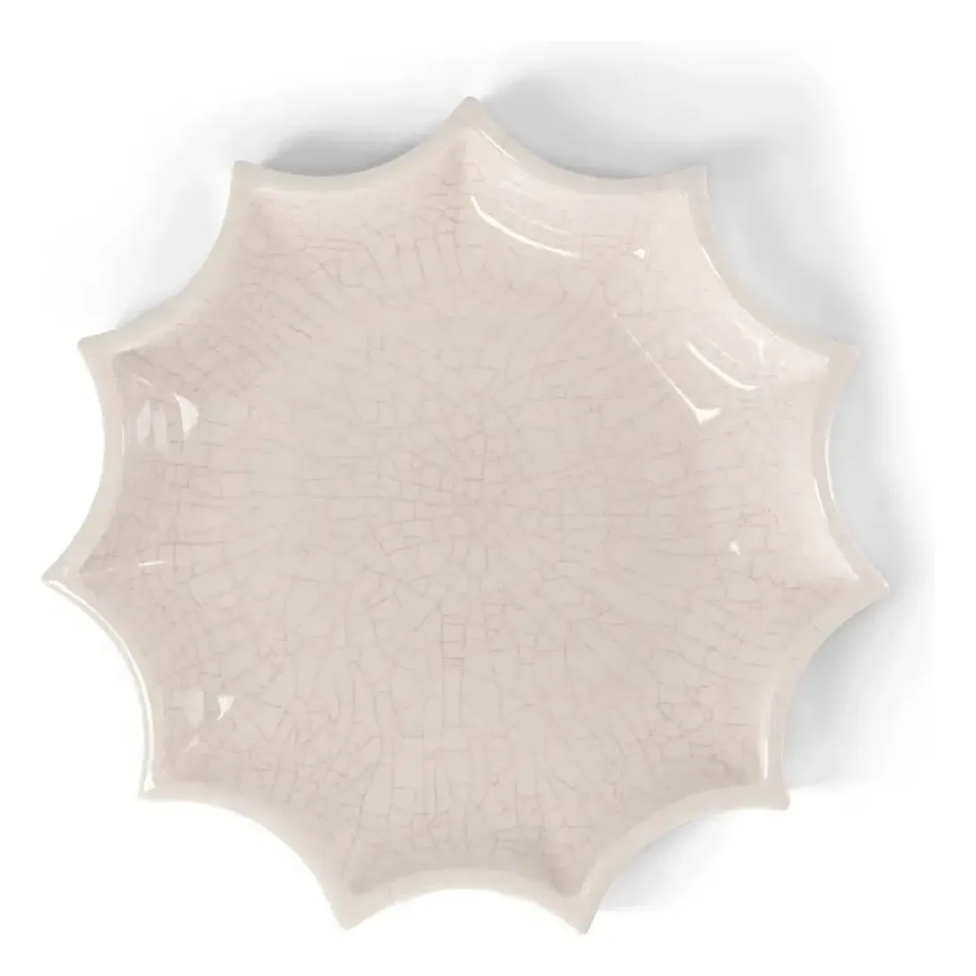 Tasca Round Pocket Organizer - Cream, Ceramic product