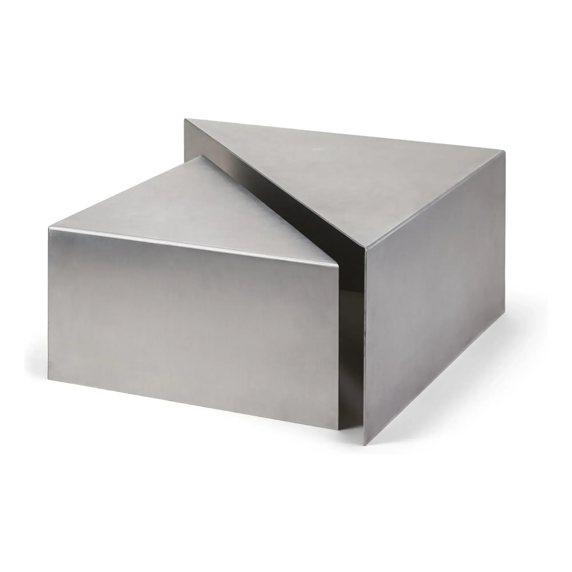 Triangolo Nesting Coffee Table - Silver, Aluminium product