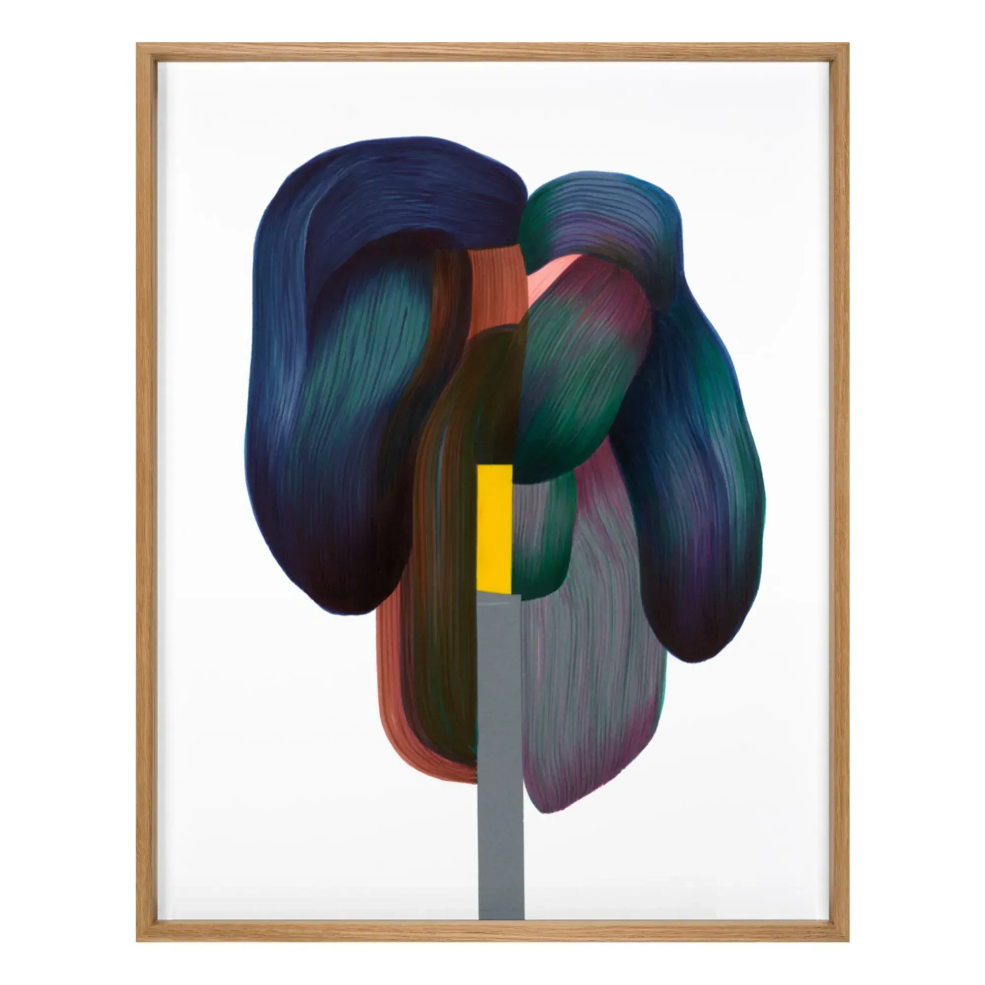 Ronan Bouroullec Drawing 16 Art Print - Blue, Paper product