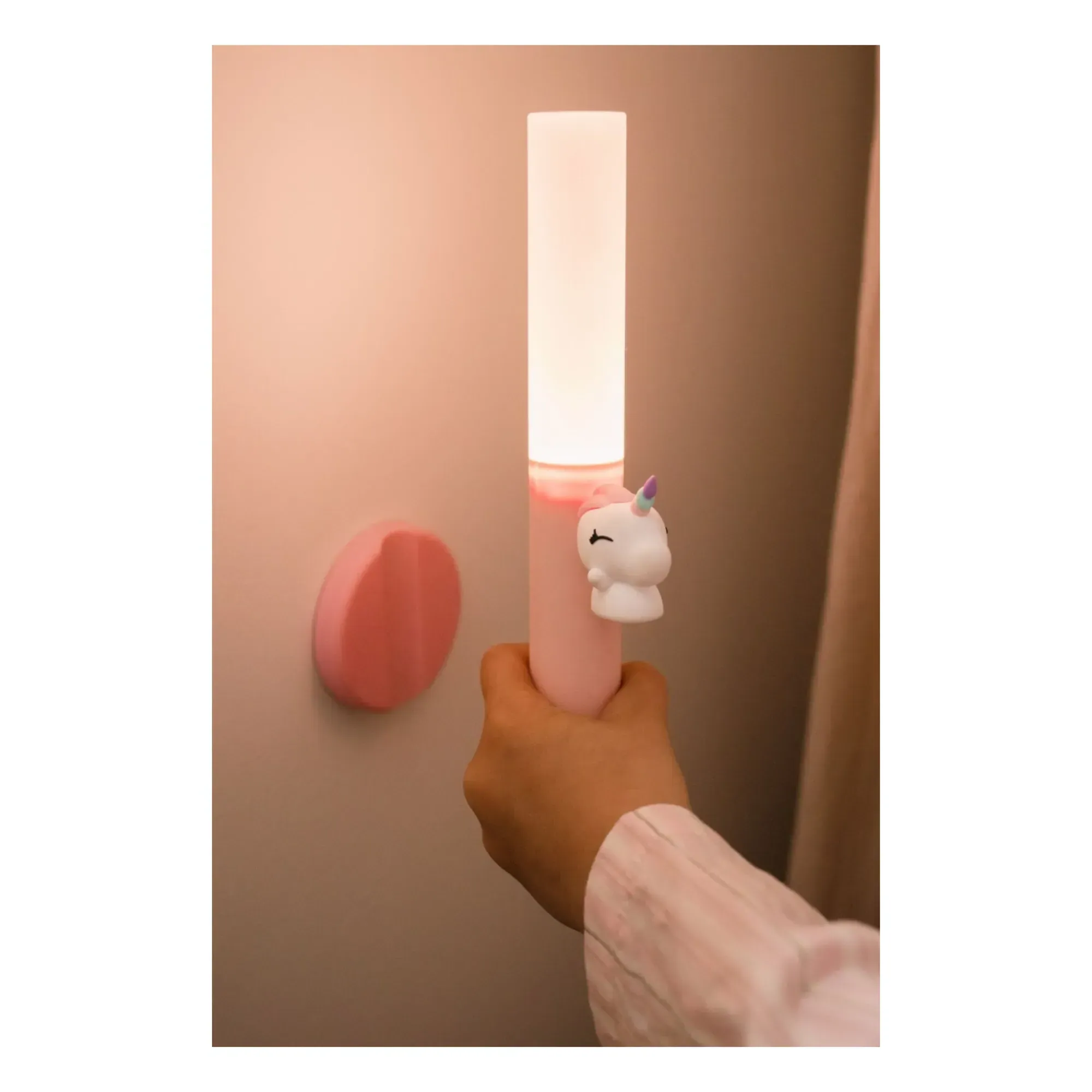 Zoo Light Unicorn Portable Flashlight - Pink, Silicone alternate view