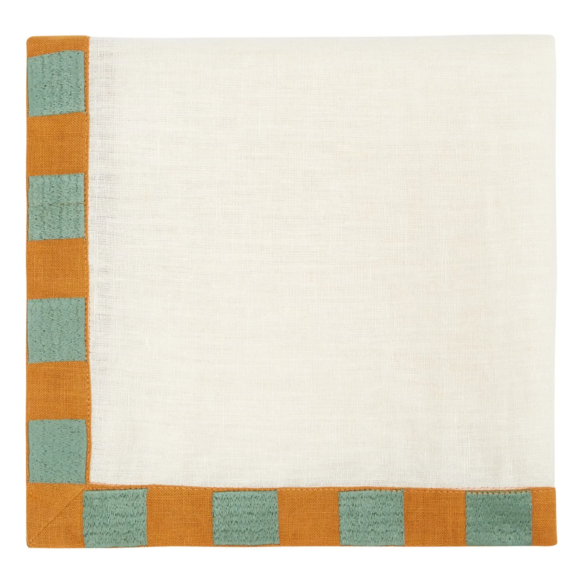 Damier Linen Napkin - Ecru product