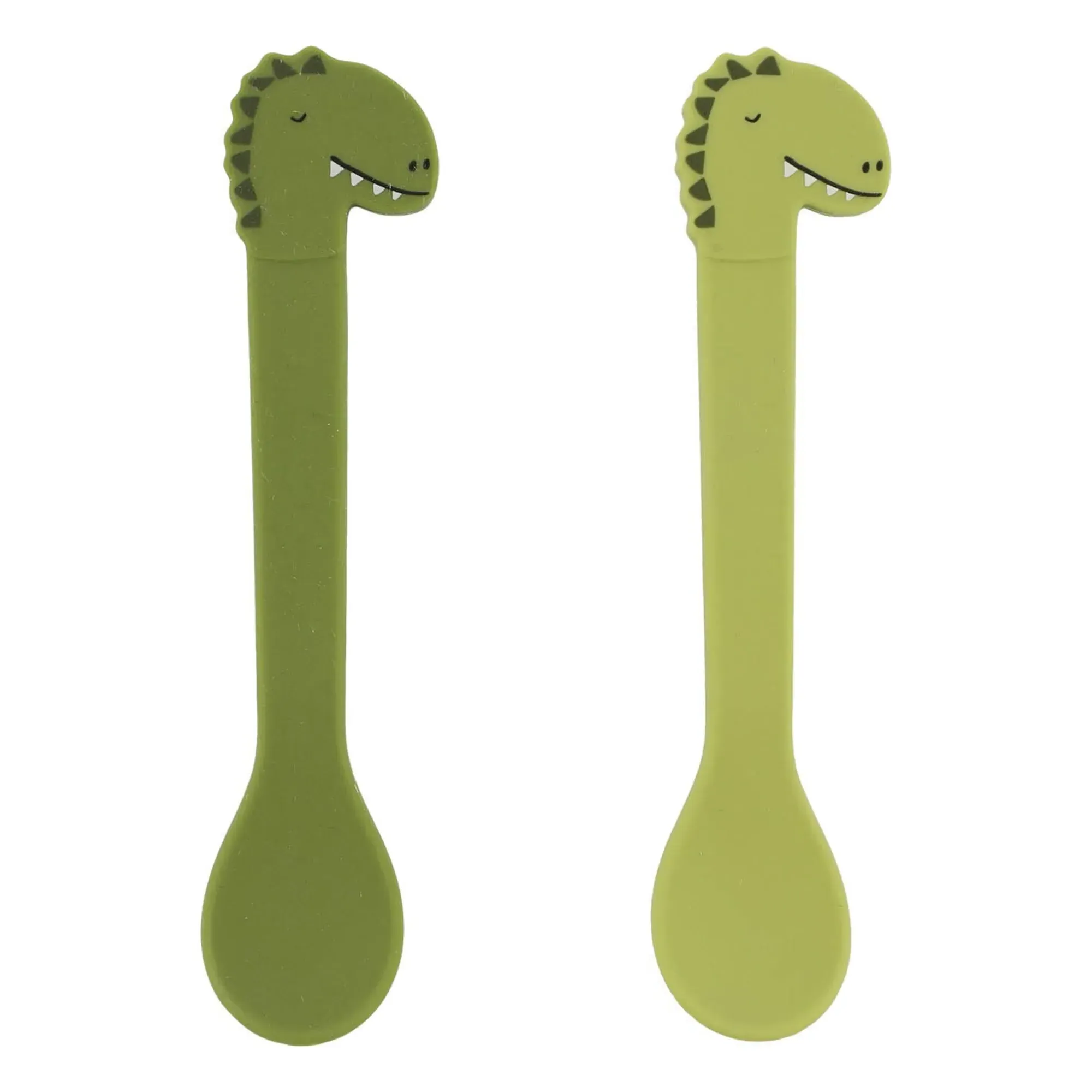 Mr. Dino Silicone Spoons Set of 2 - Green product