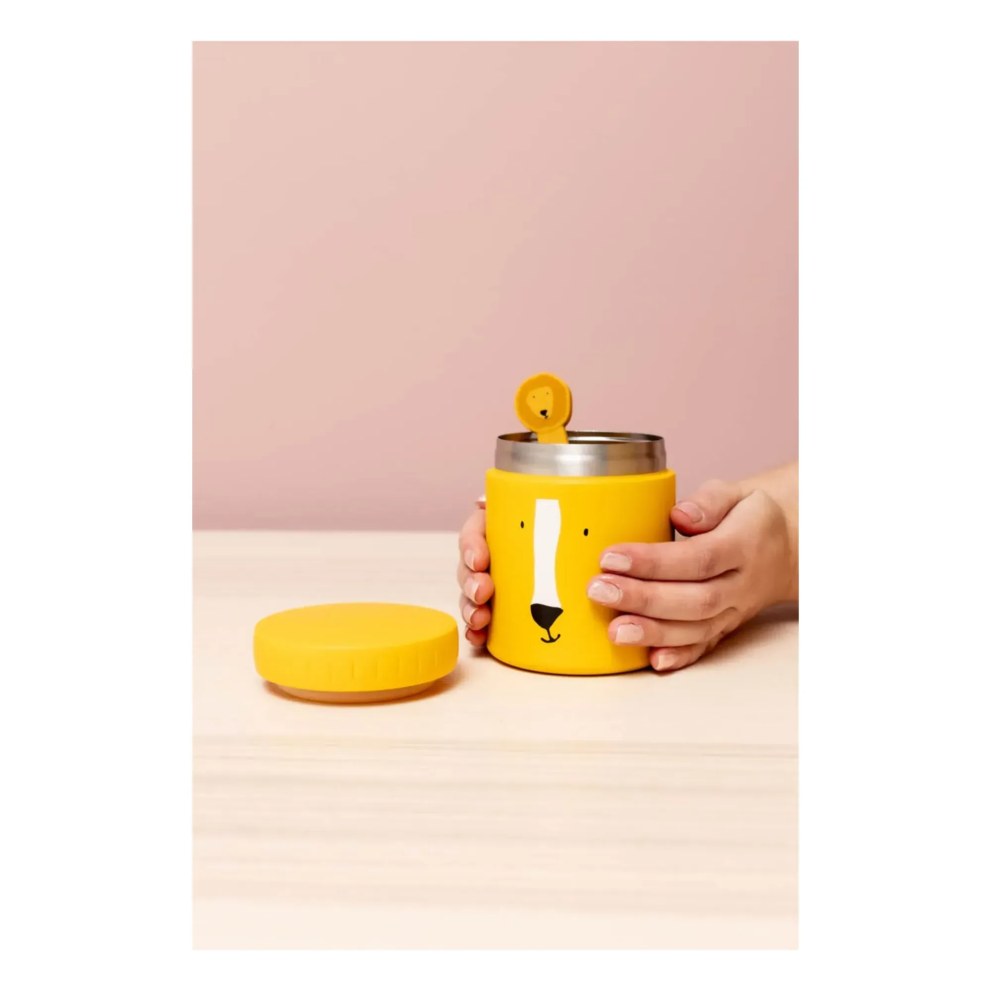Mr. Lion Silicone Spoons Set of 2 - Yellow alternate view