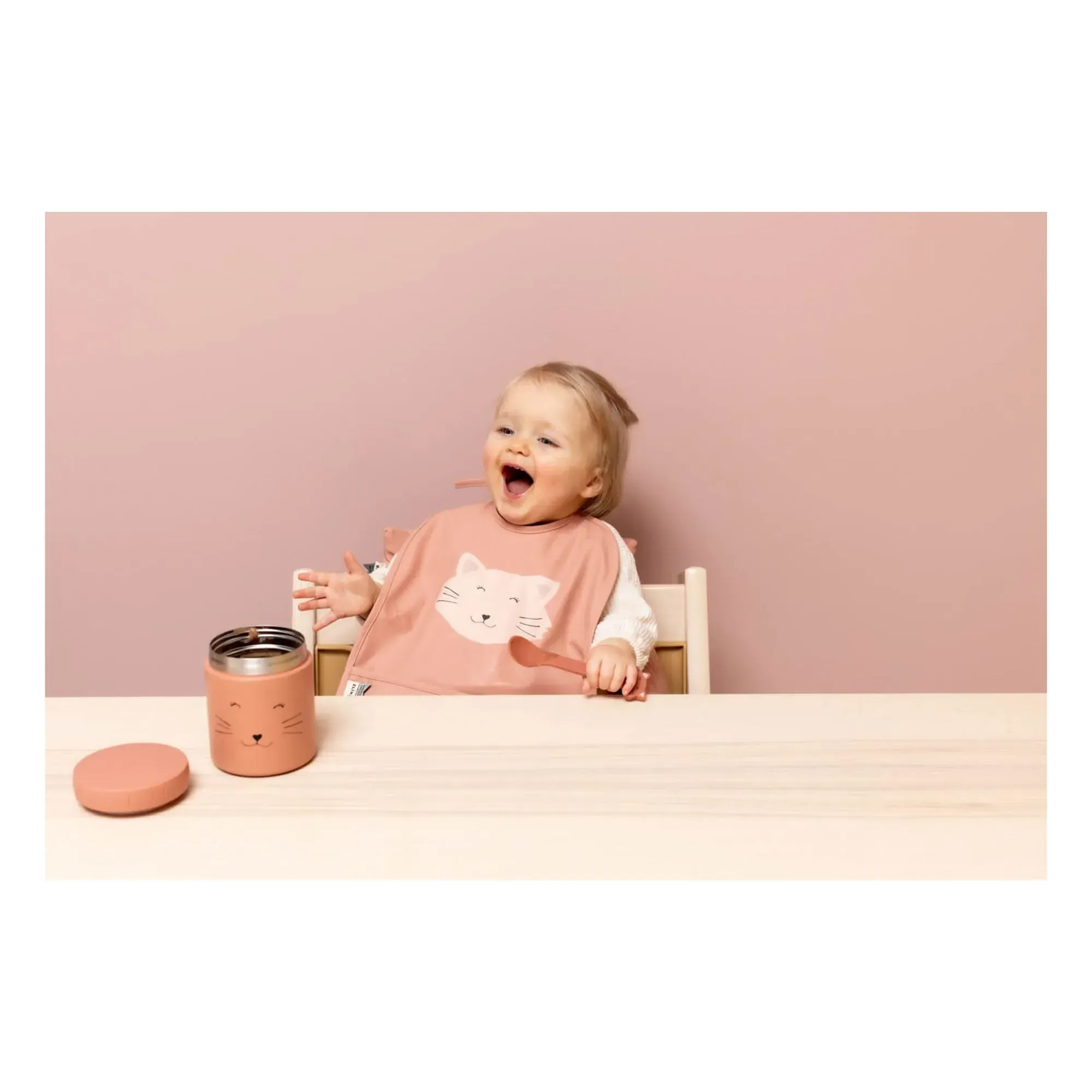 Mrs. Cat Silicone Spoons Set of 2 - Pink alternate view