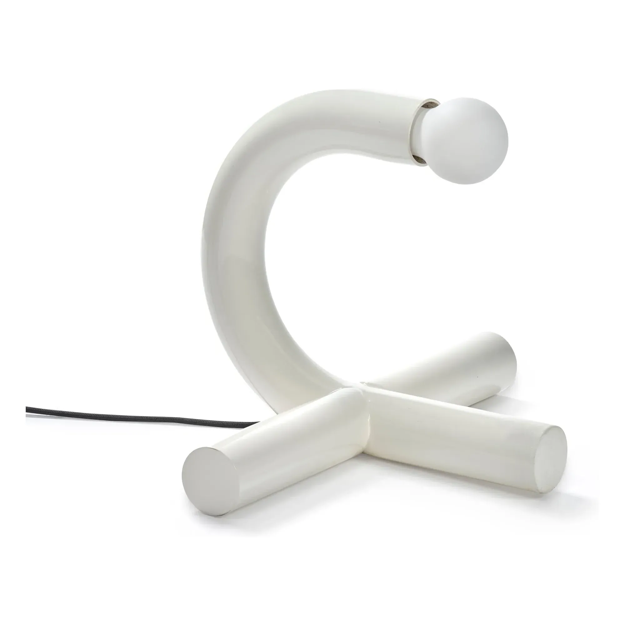 Metro Lamps La Tre Table Lamp - White, Steel product
