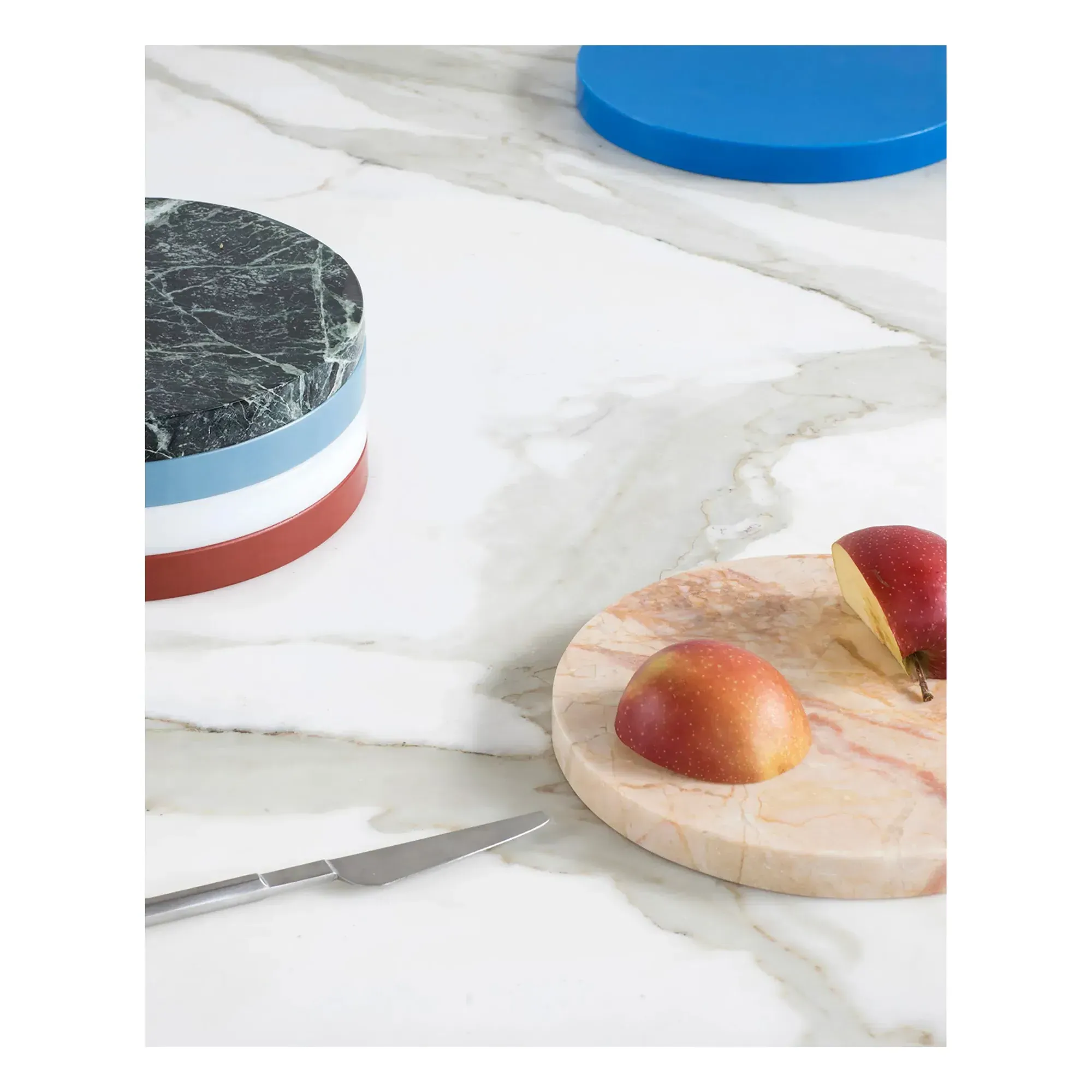Muller Van Severen Five Circles Placemats Set of 5 - Multicoloured, Marble alternate view