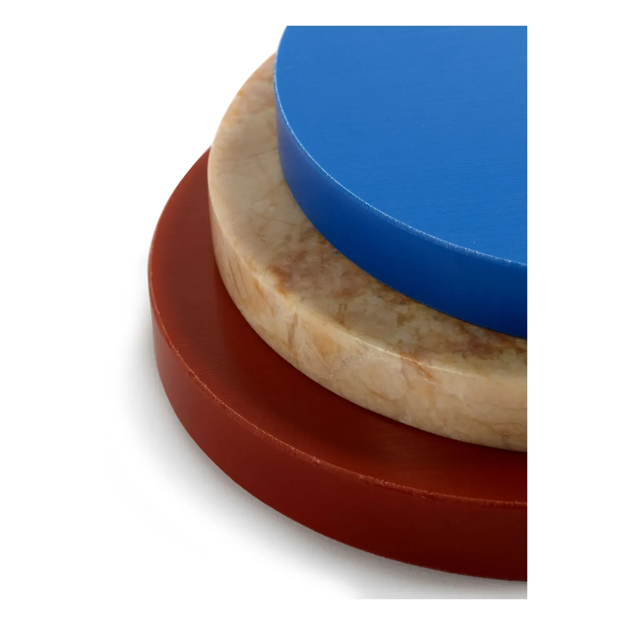 Muller Van Severen Three Circles Plate Mat Set of 3 - Multicoloured, Polyethylene alternate view
